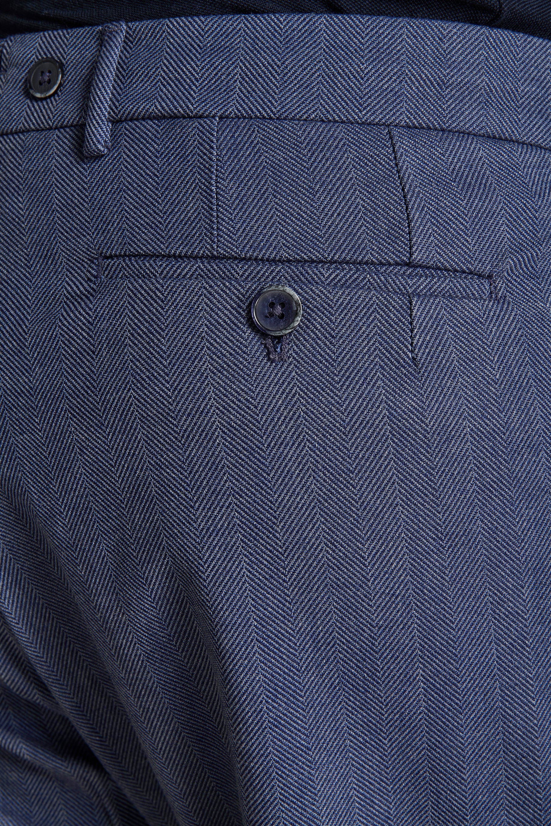 Pantaloni Herringbone carta da zucchero