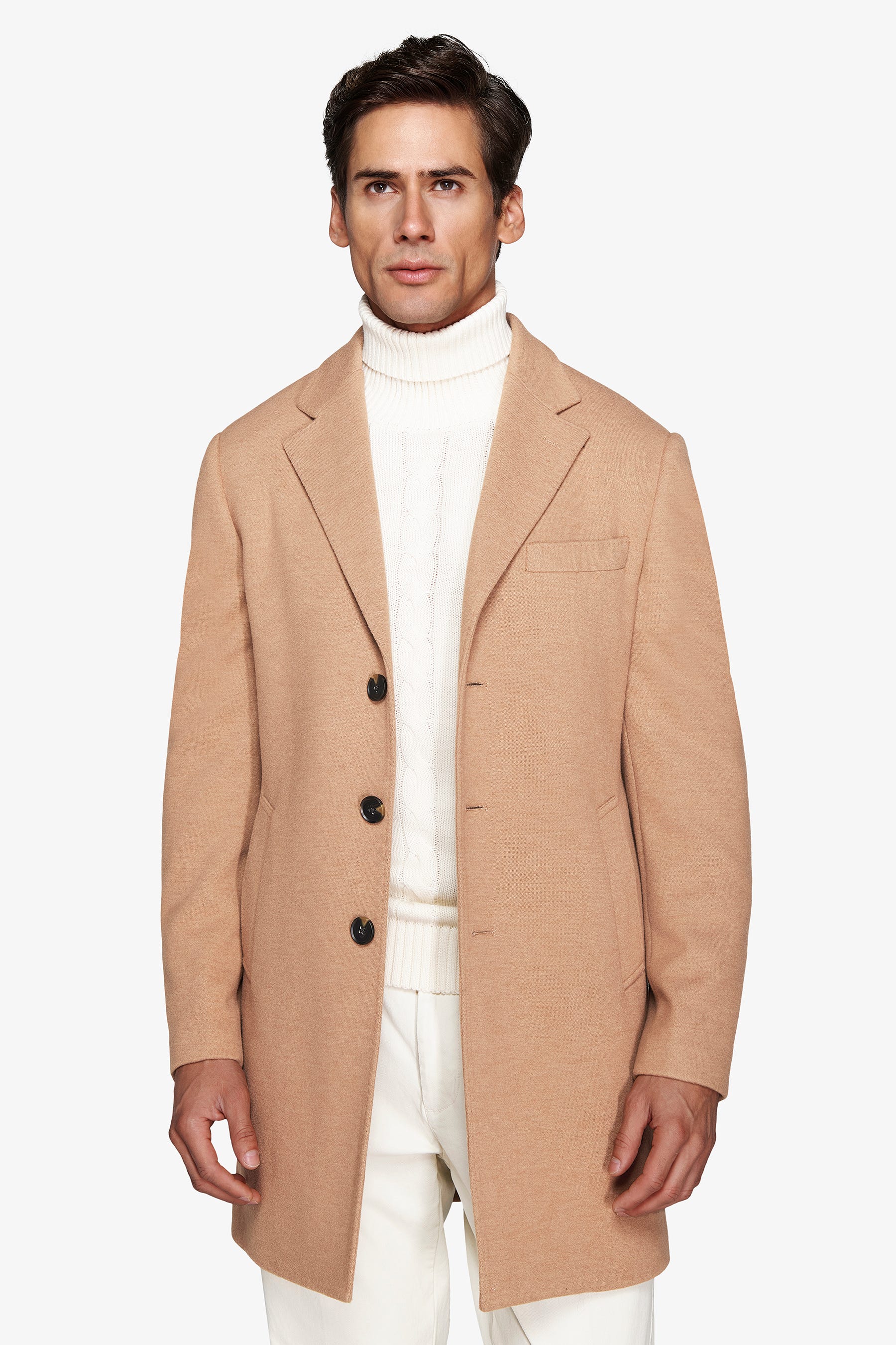 Cappotto baronetto cammello-Dan John