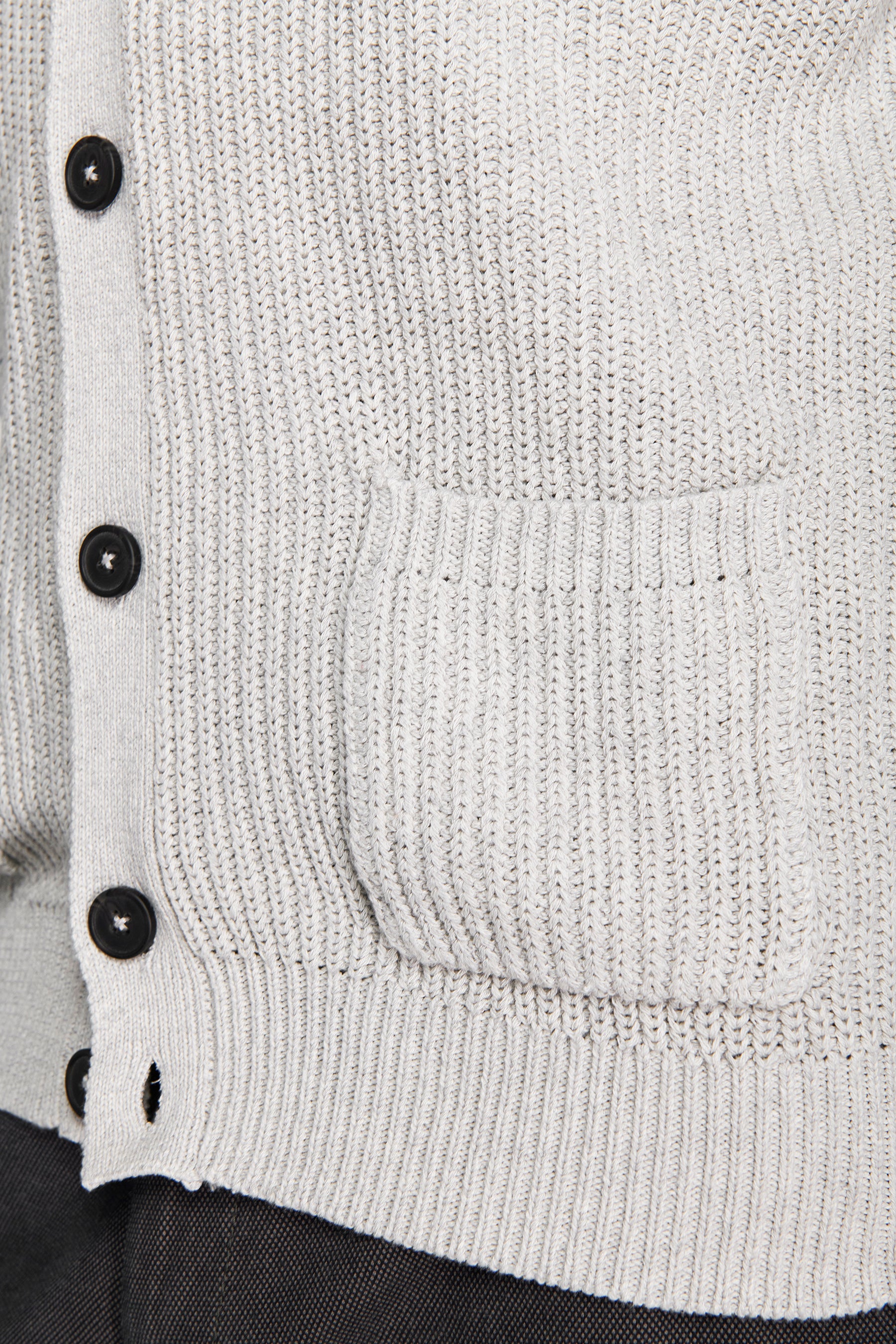 Cardigan costa inglese grigio chiaro