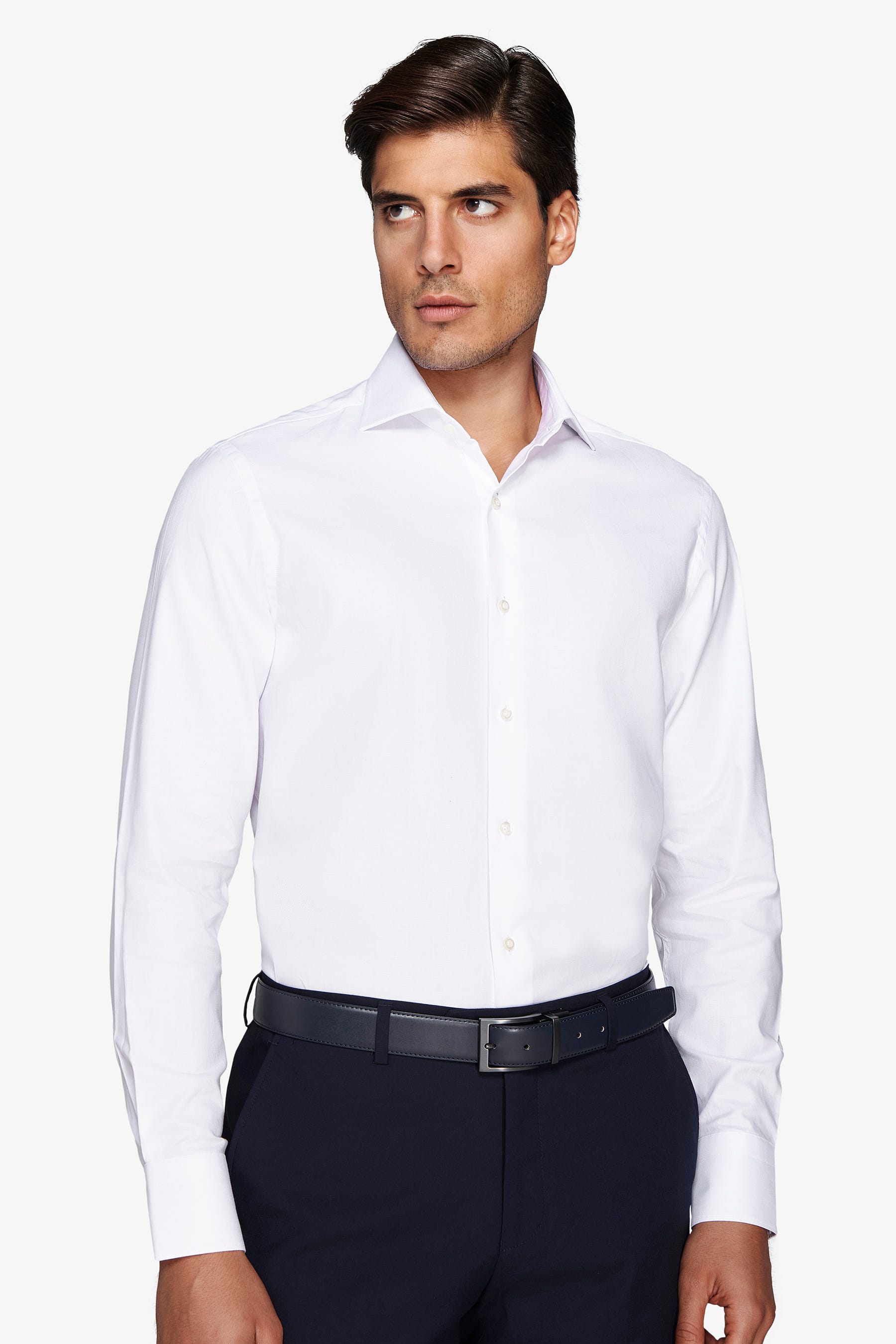 Camicia oxford bianca-Dan John