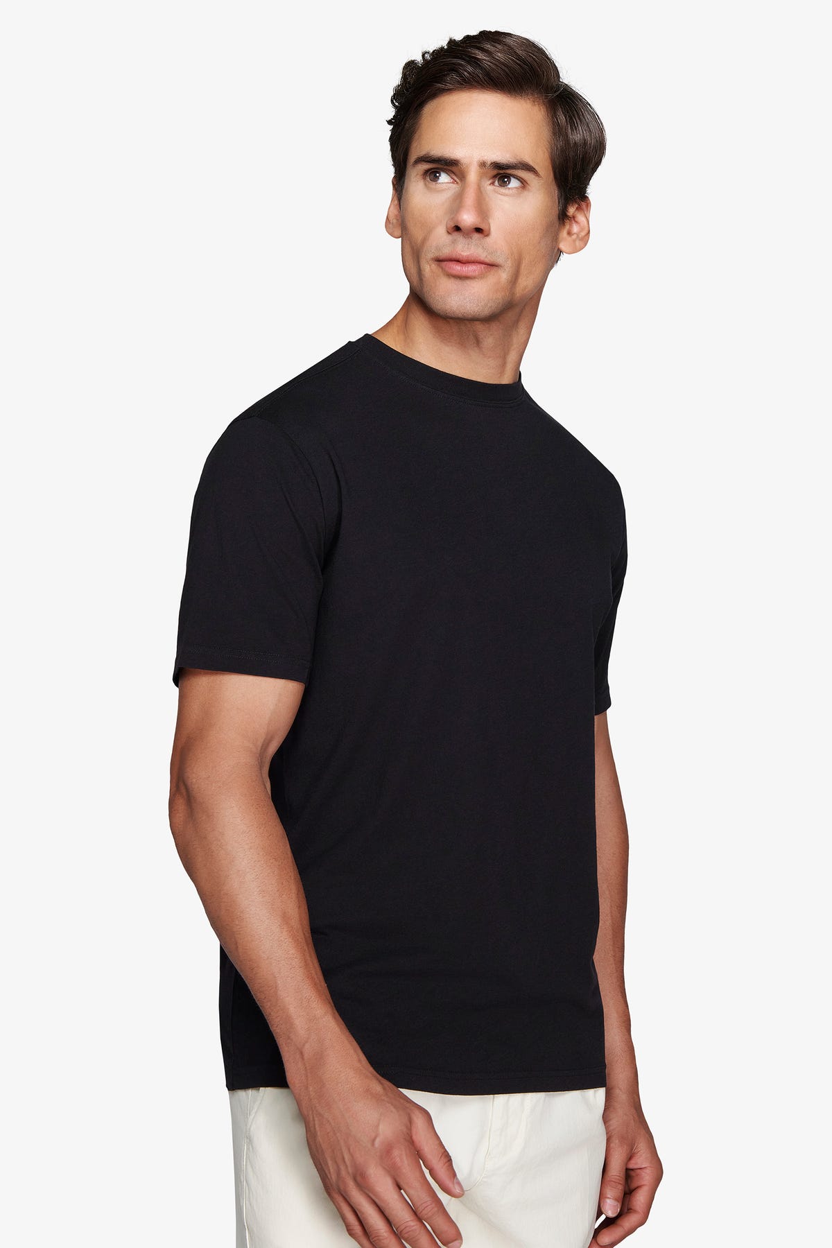 T-SHIRT BASICA M/C NERO-Dan John