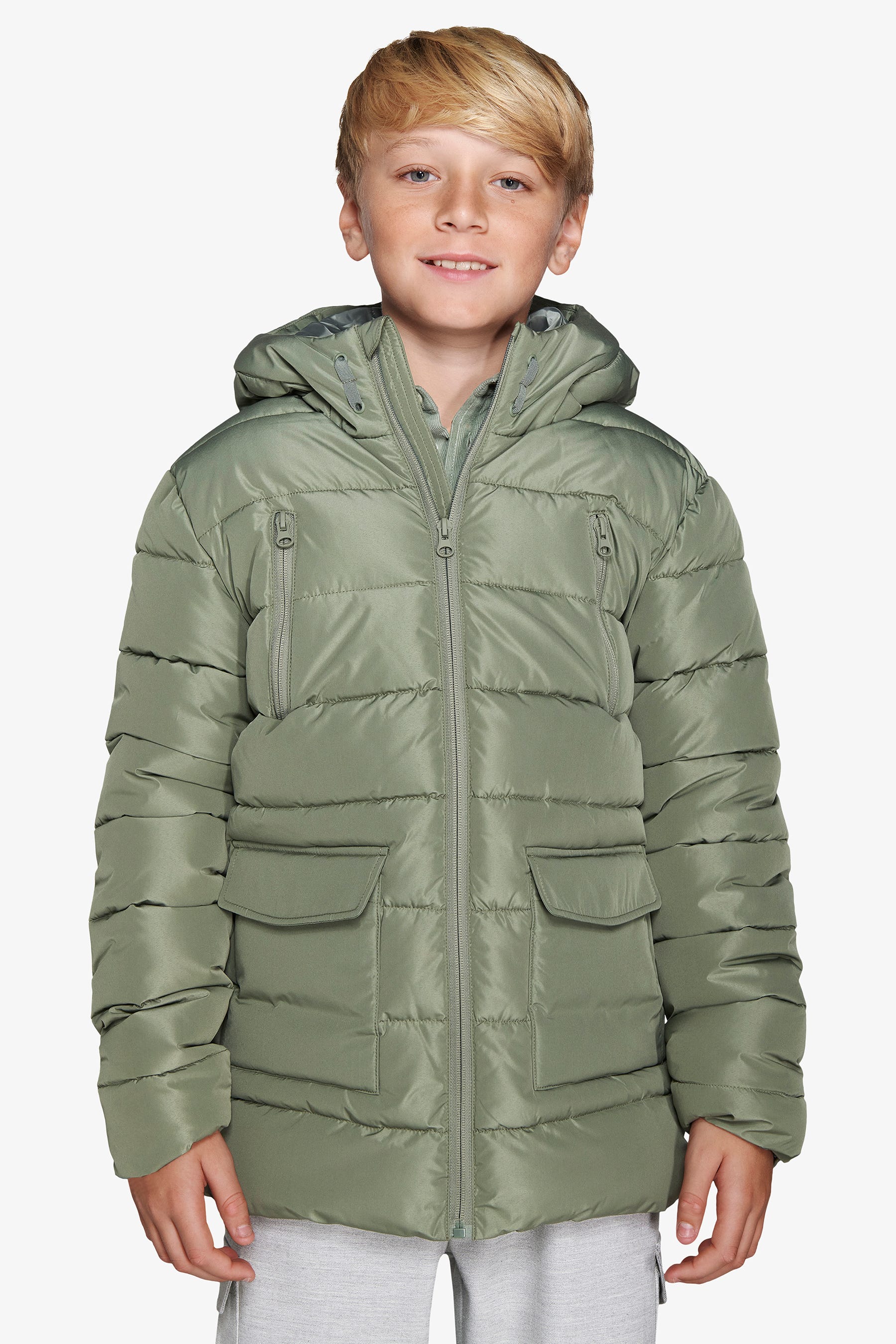 Parka imbottito verde Kids-Dan John