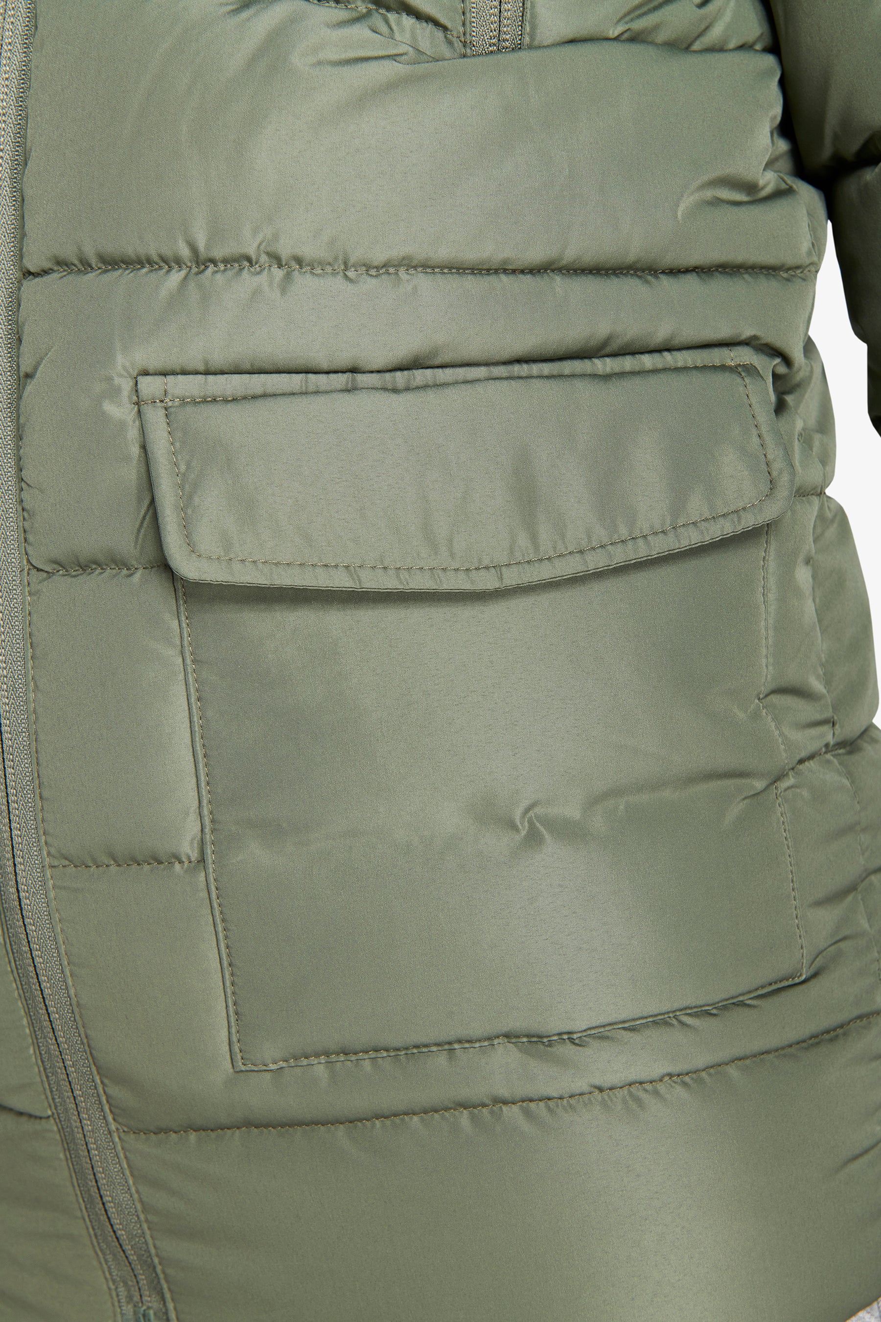 Parka matelassée verte Kids