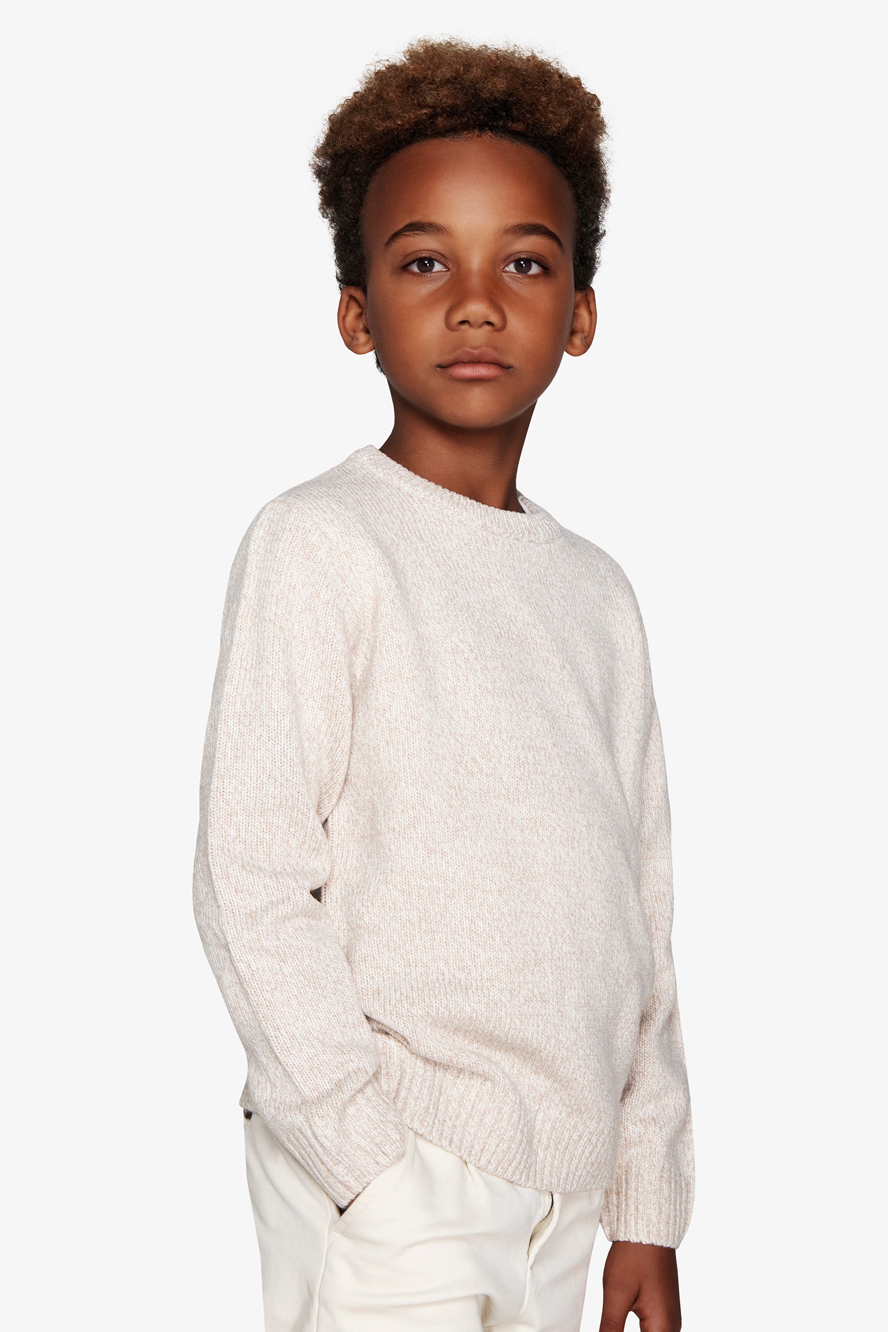 Maglia girocollo rasata corda Kids-Dan John