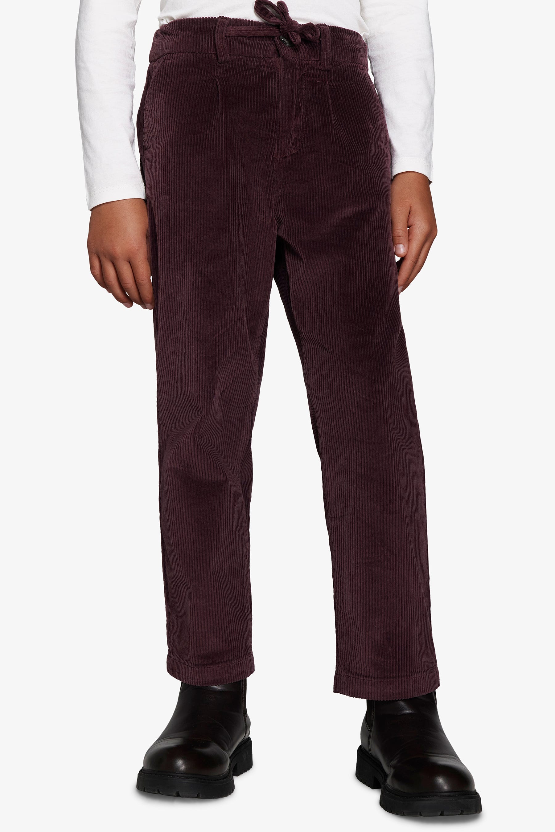 Pantaloni velluto bordeaux Kids-Dan John