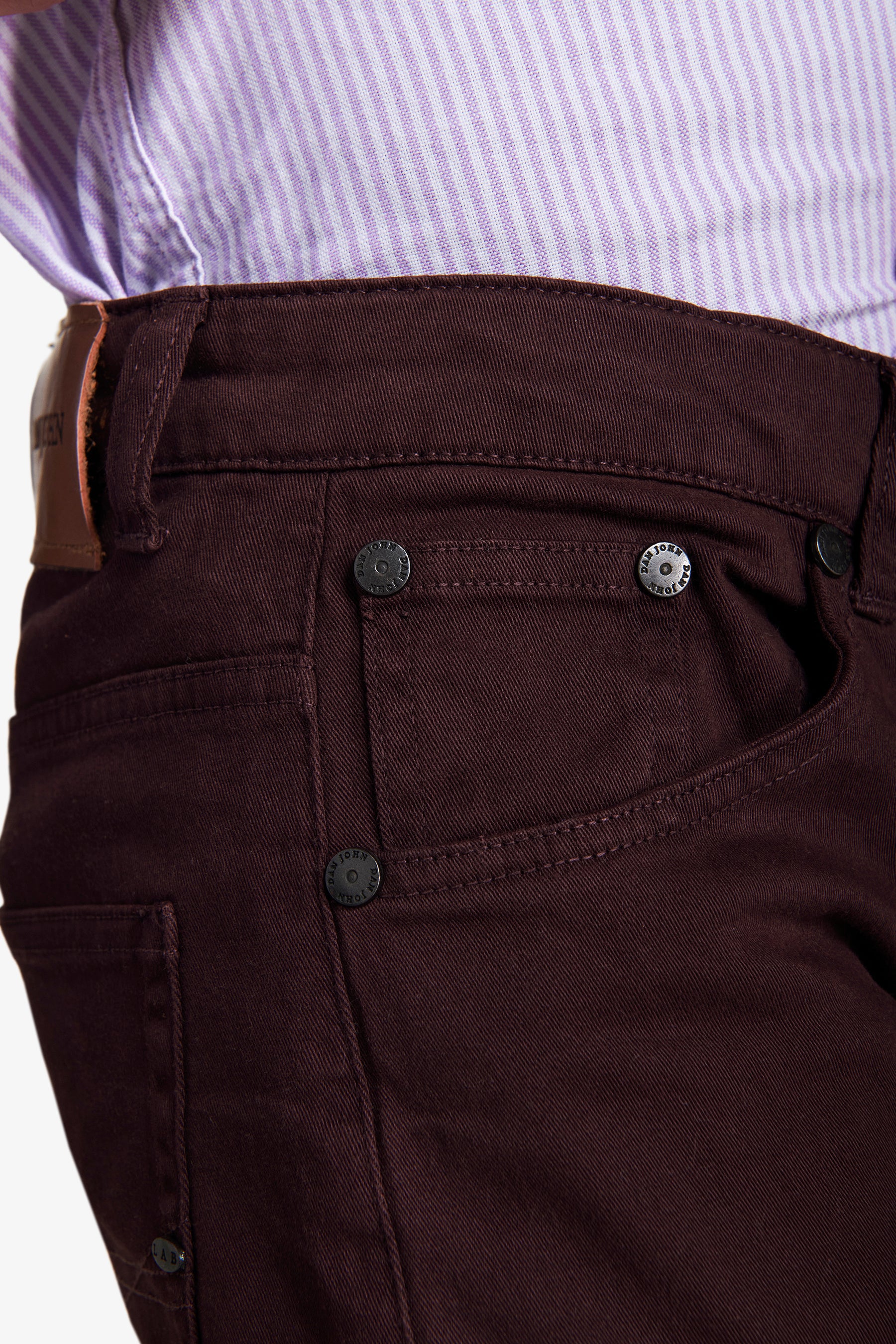 KIDS Burgundy 5 pocket trousers