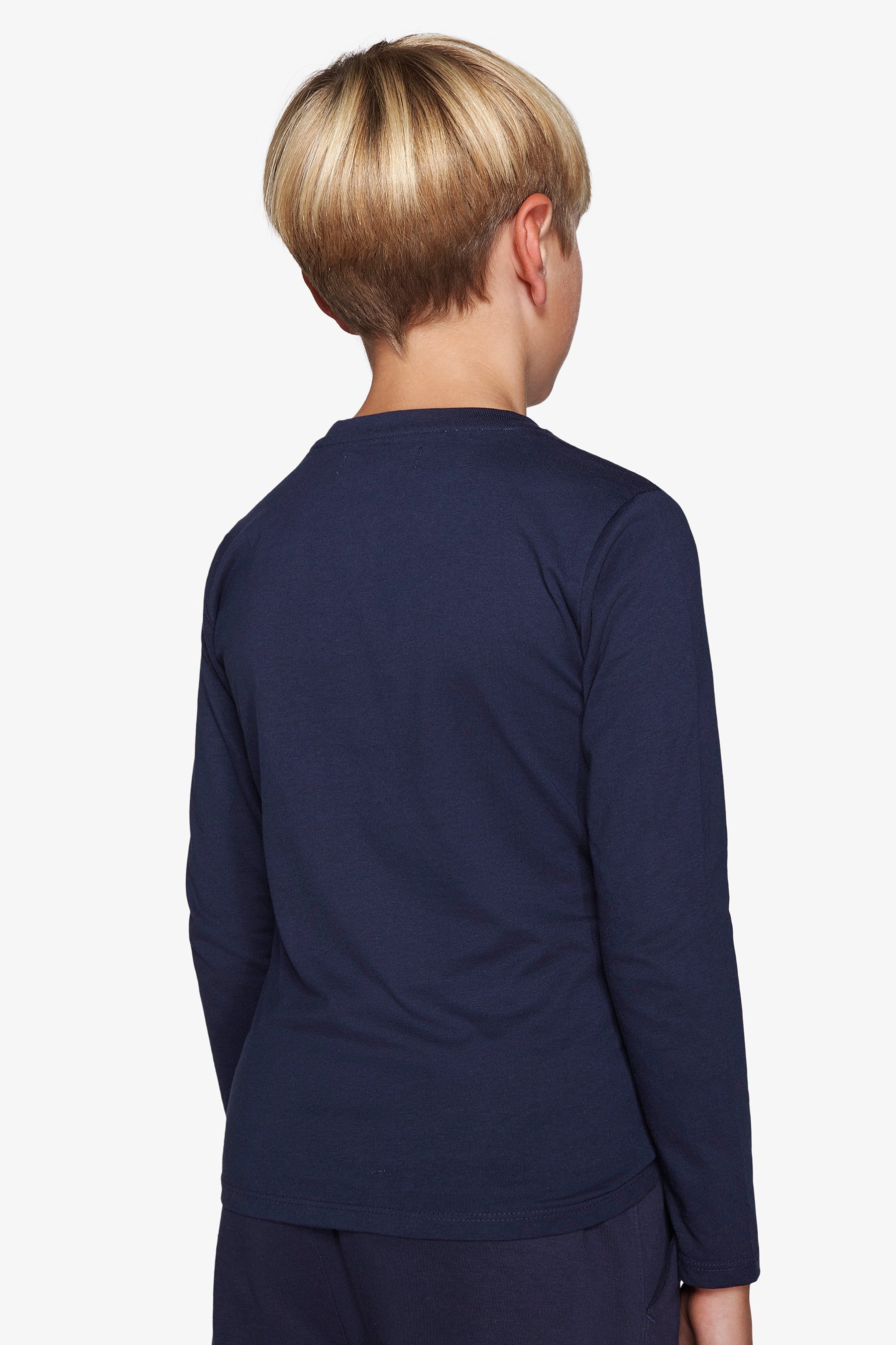 T-shirt con stampa blu Kids