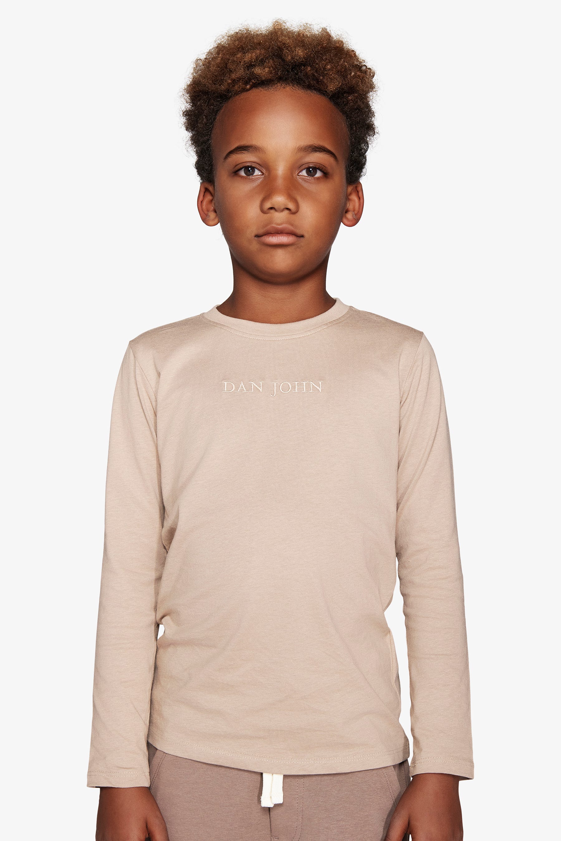 T-shirt con ricamo corda Kids-Dan John