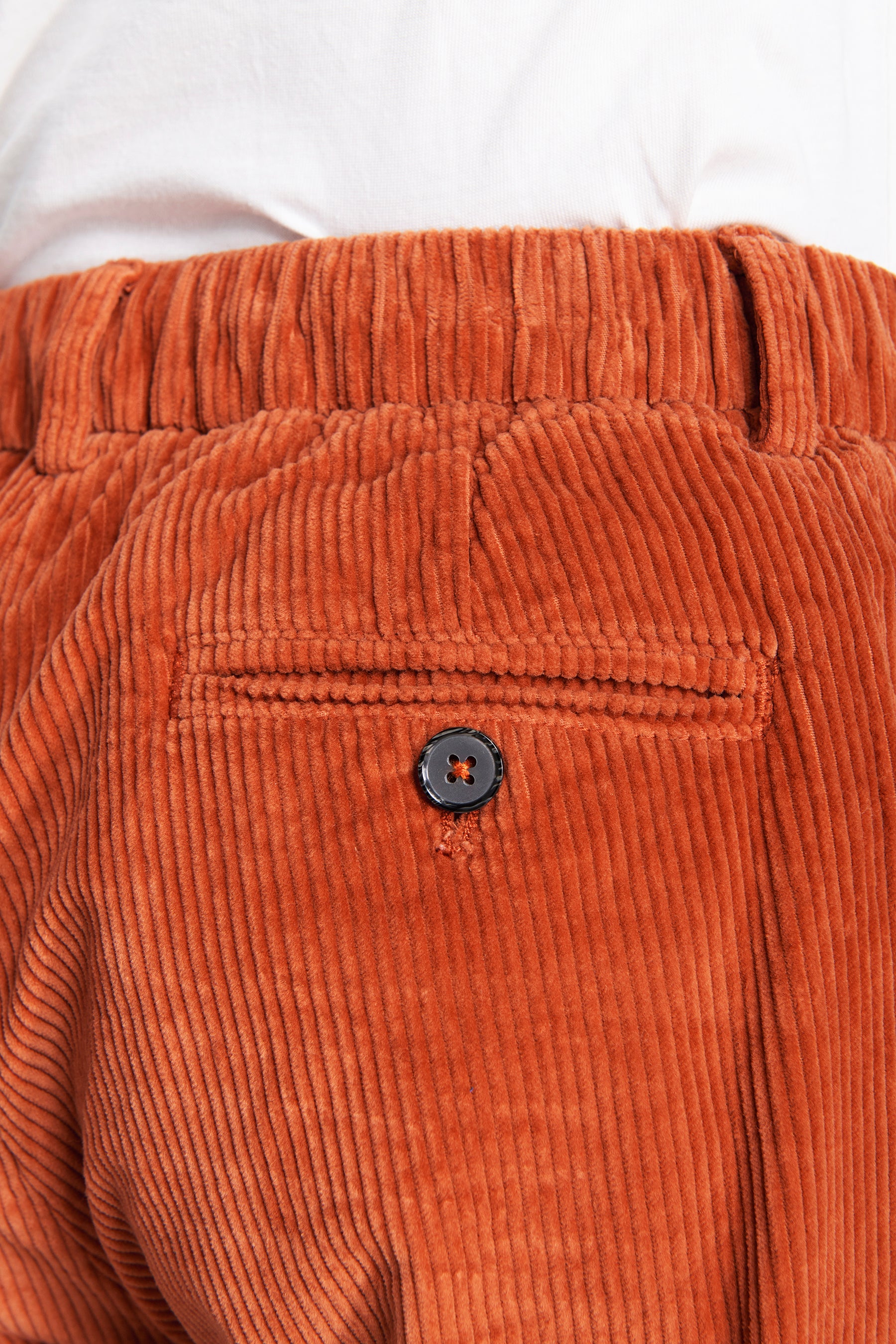 KIDS Orange corduroy trousers