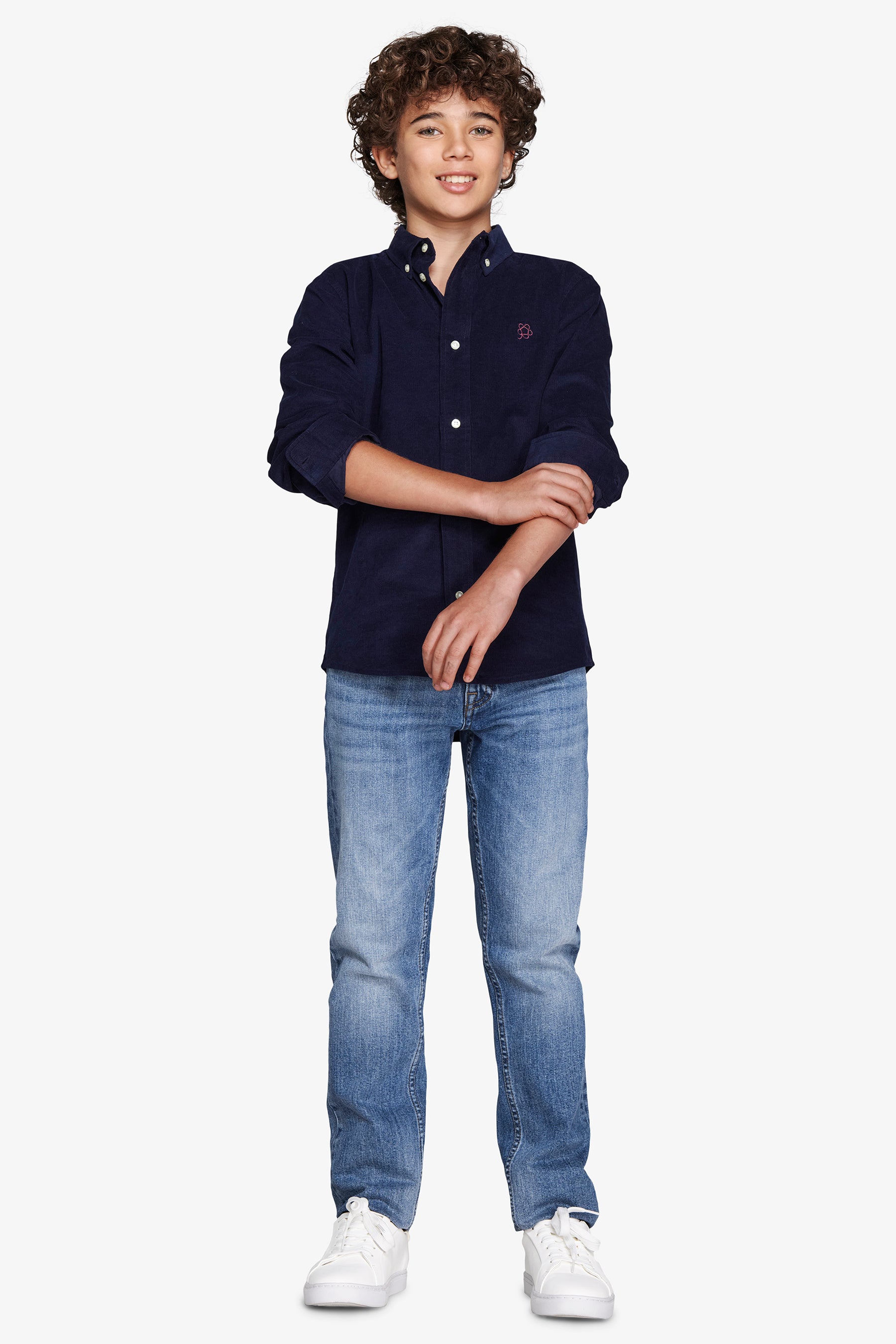 KIDS Blue corduroy shirt