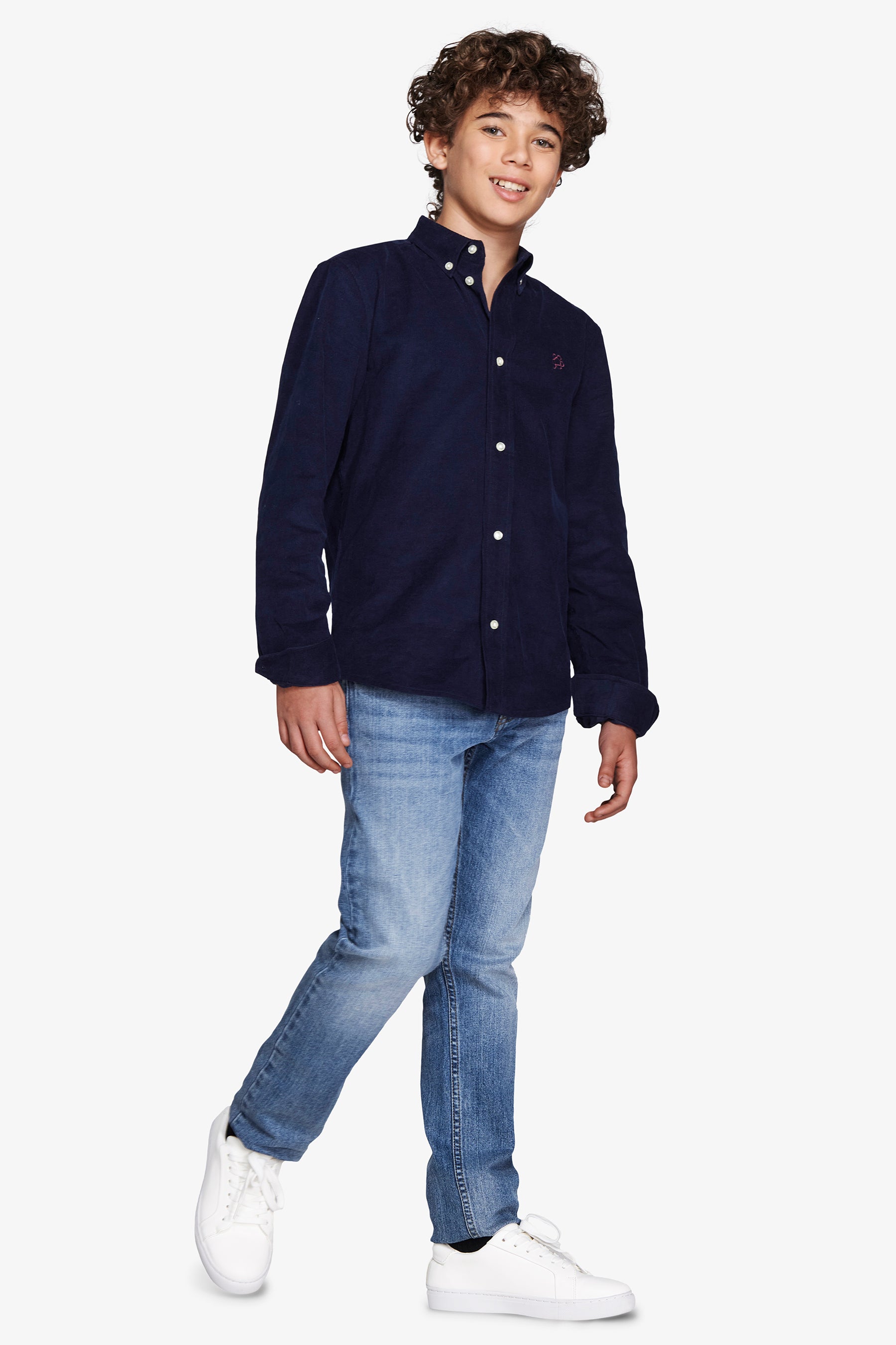 KIDS Blue corduroy shirt