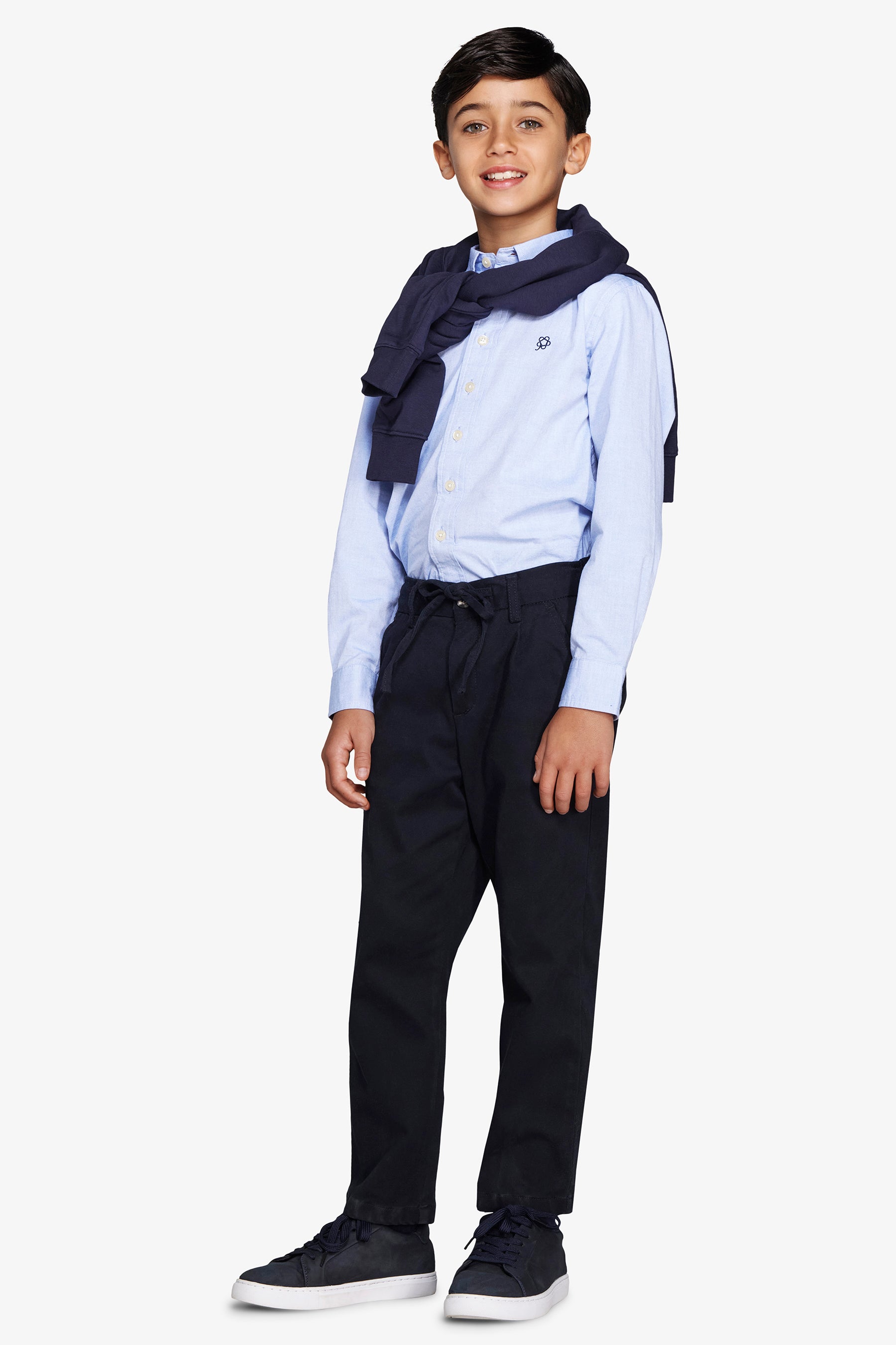 KIDS Light blue Oxford shirt