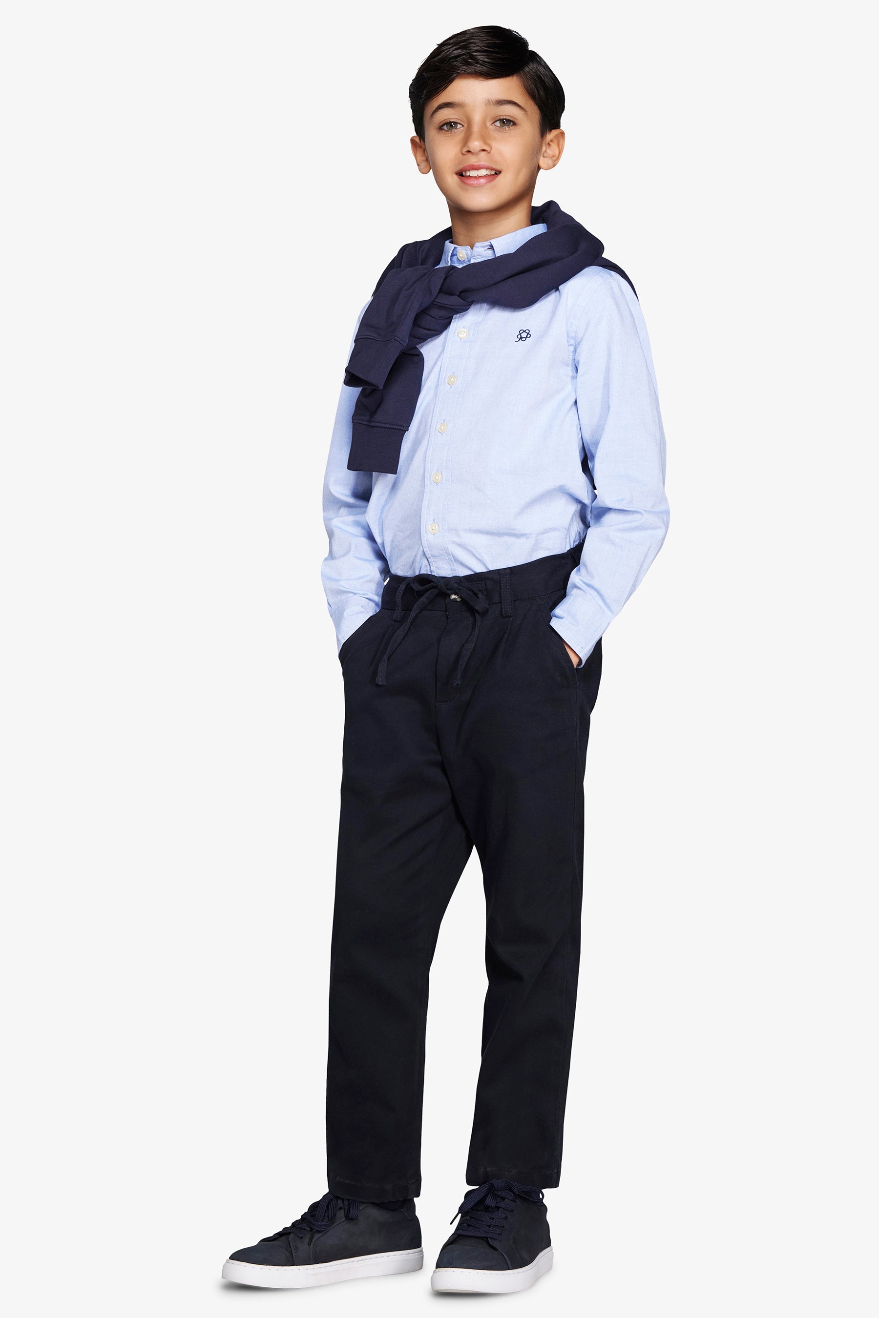 KIDS Light blue Oxford shirt