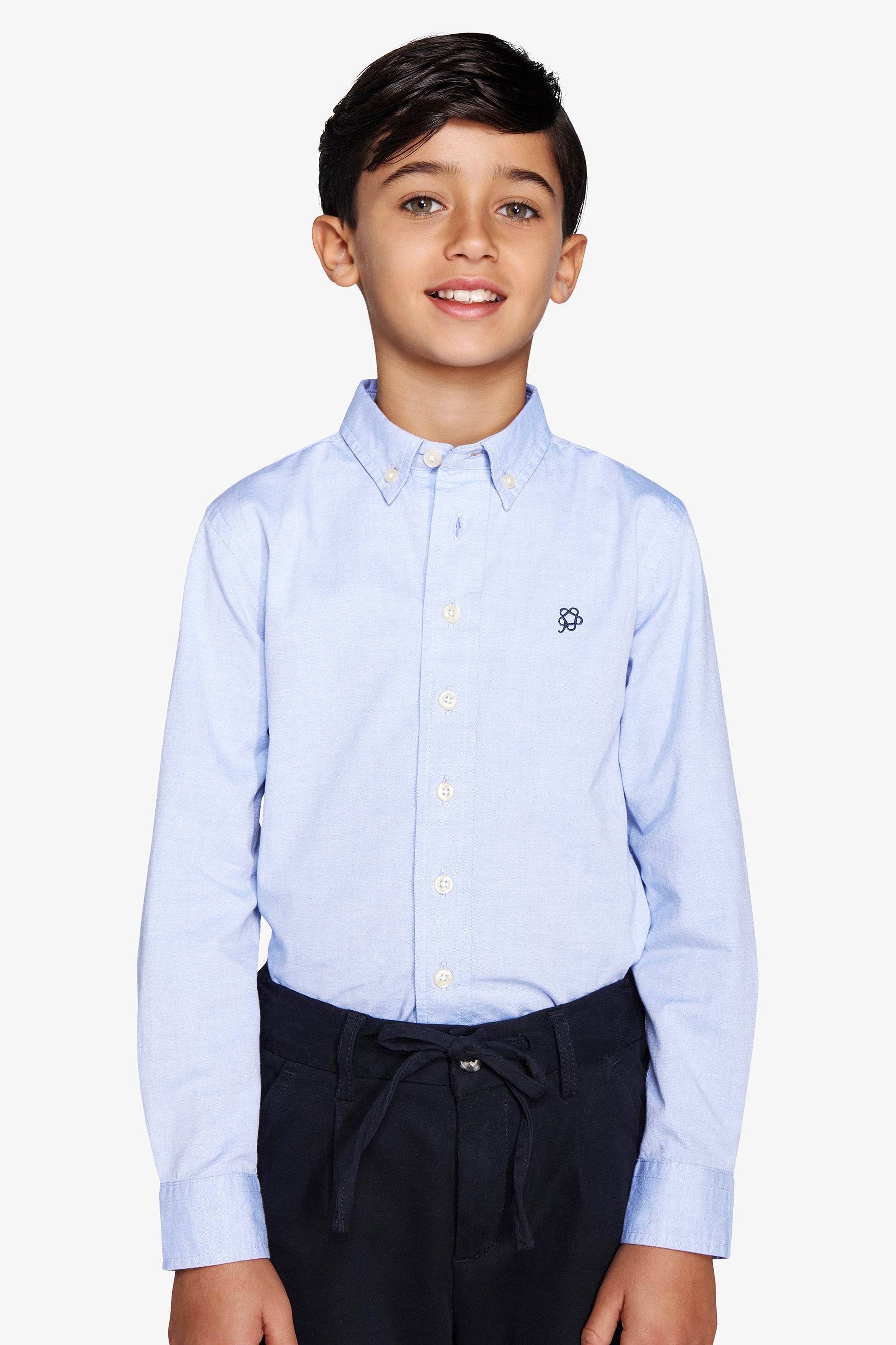 KIDS Light blue Oxford shirt