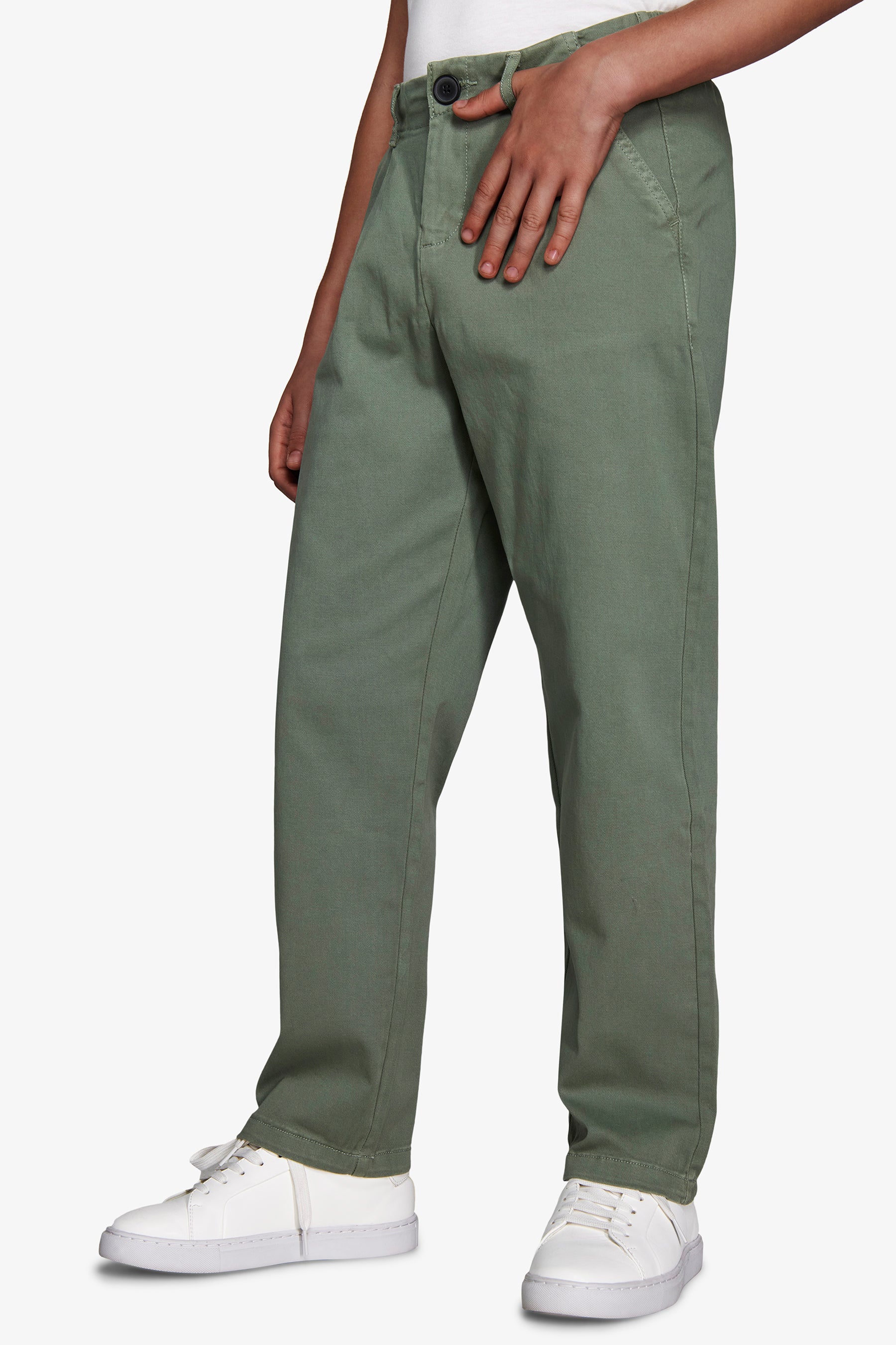 KIDS Green chino pants