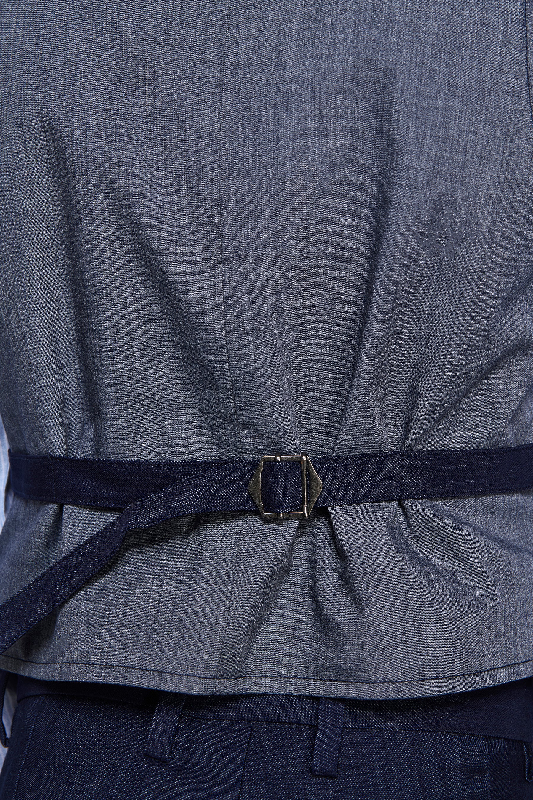 Gilet effetto denim blu scuro Kids-Dan John