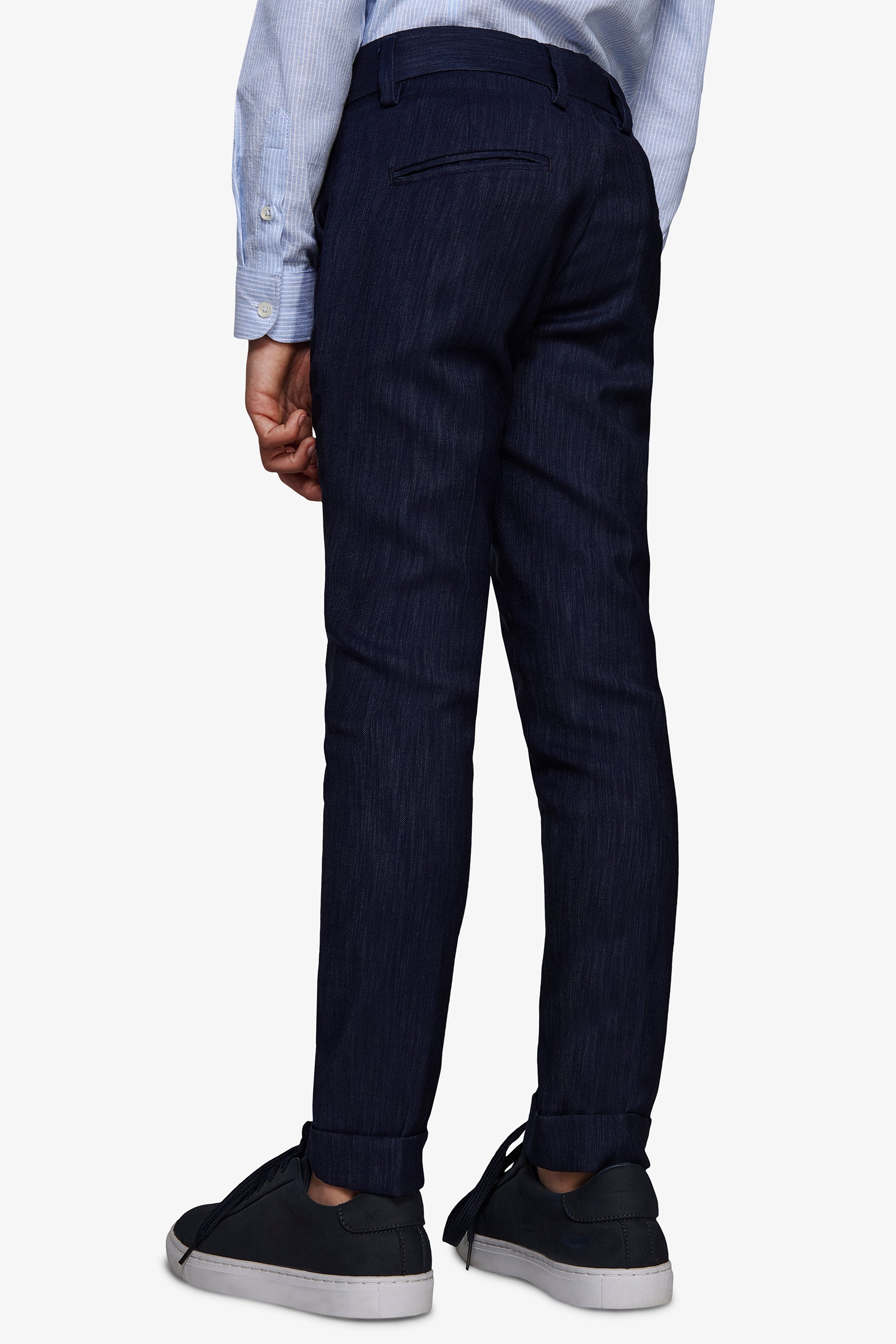 Abito effetto denim blu scuro Kids