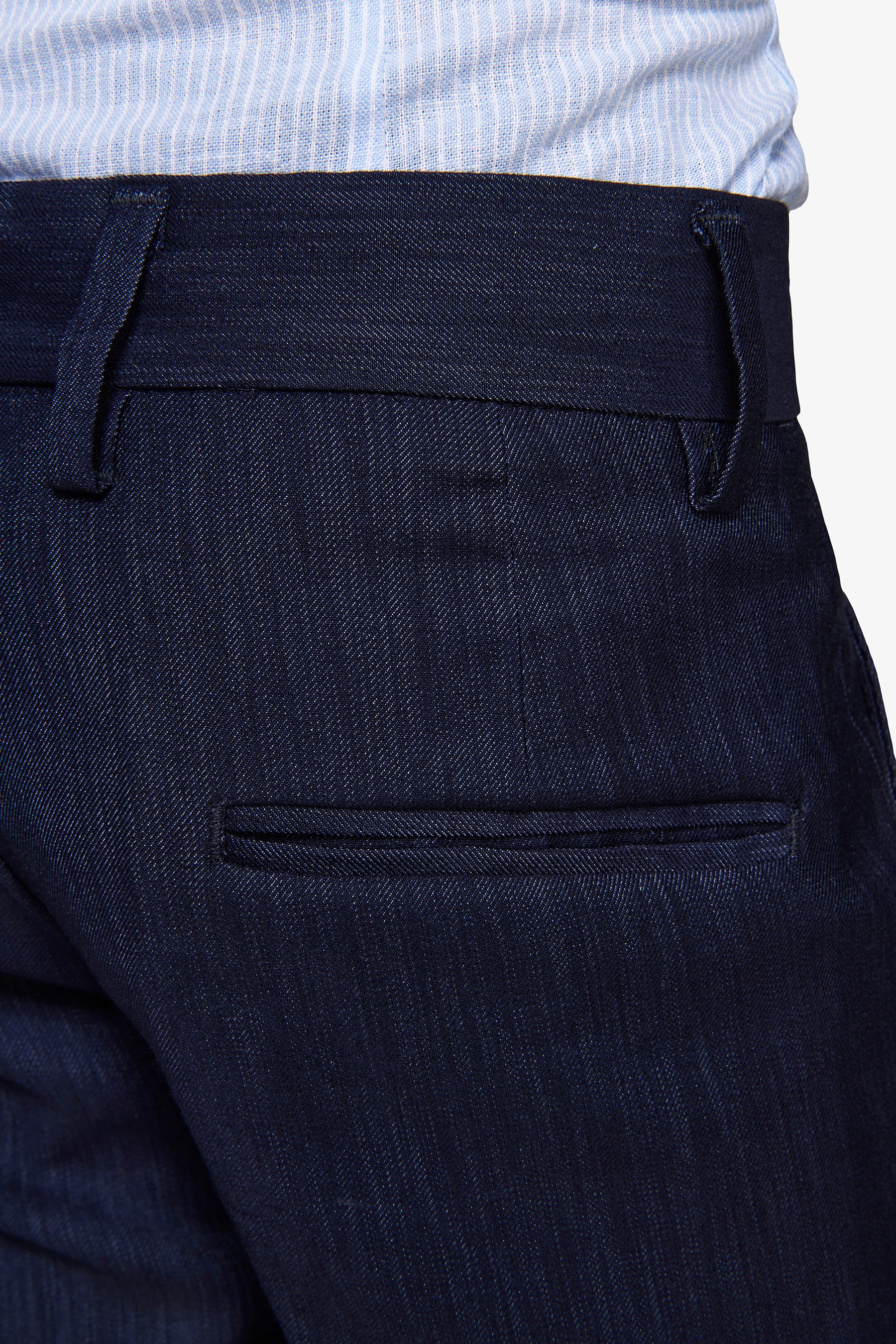 Kinder-Hose in dunkelblauer Denim-Optik