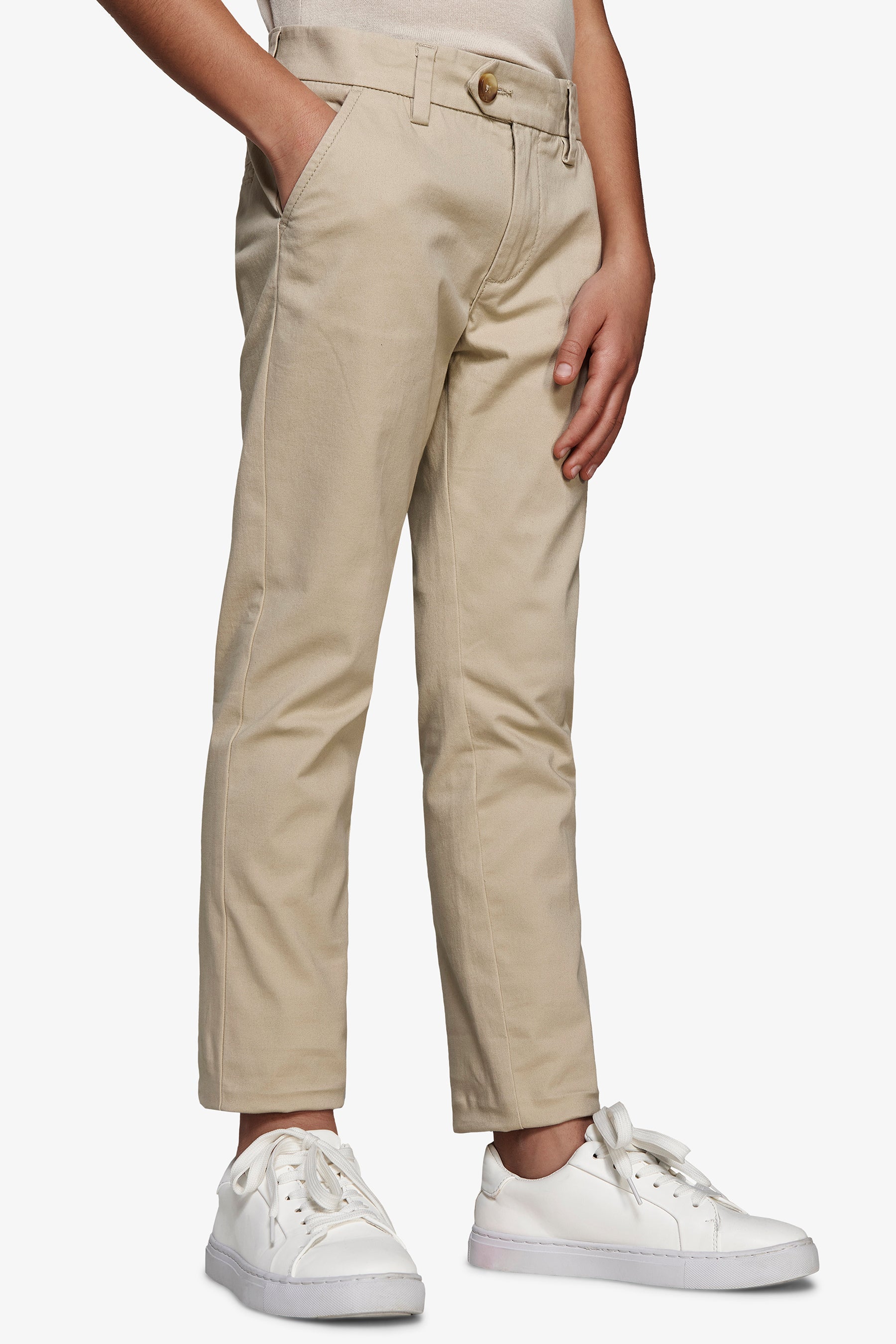 Pantalón tipo chino cream Kids