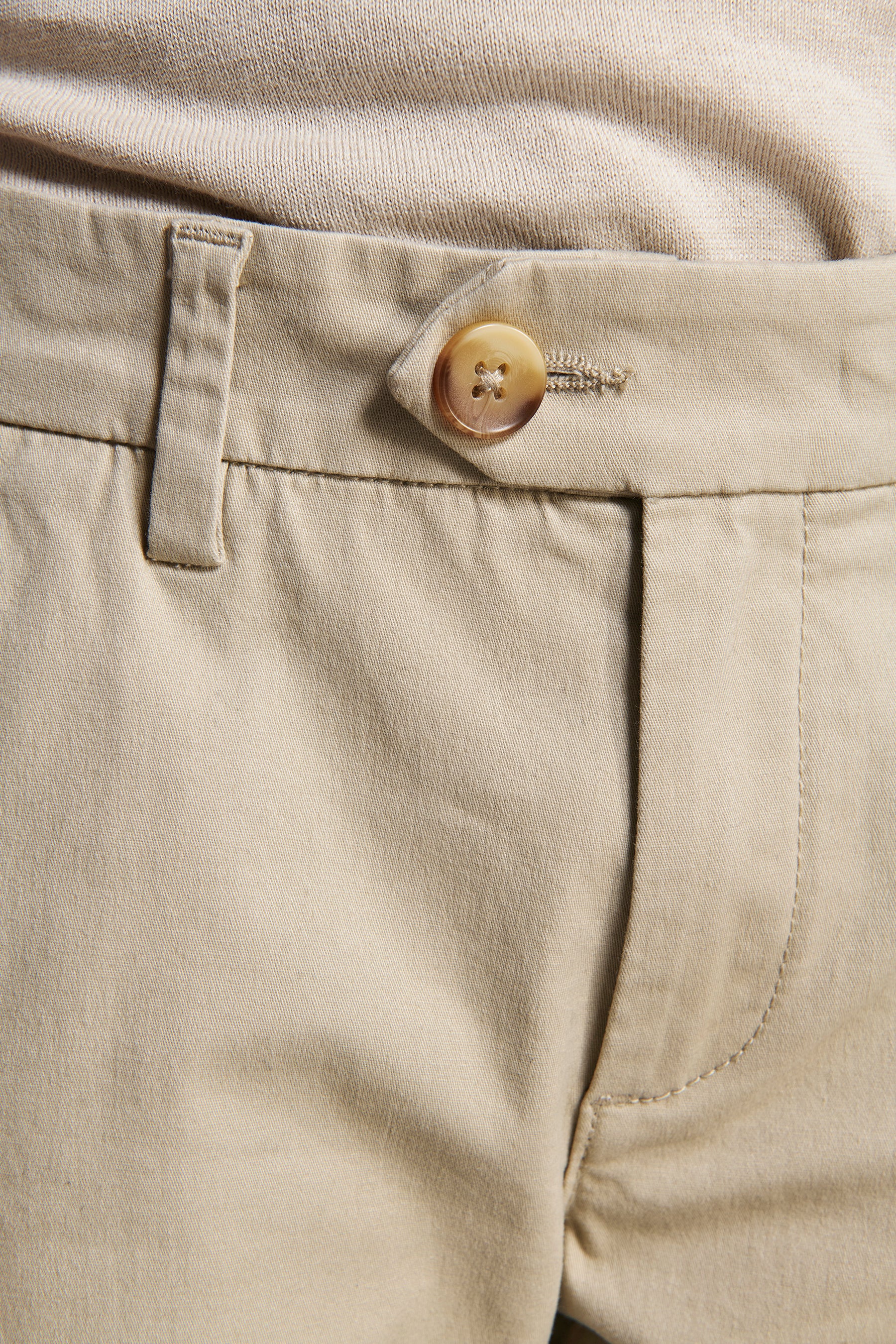 KIDS Cream chino pants