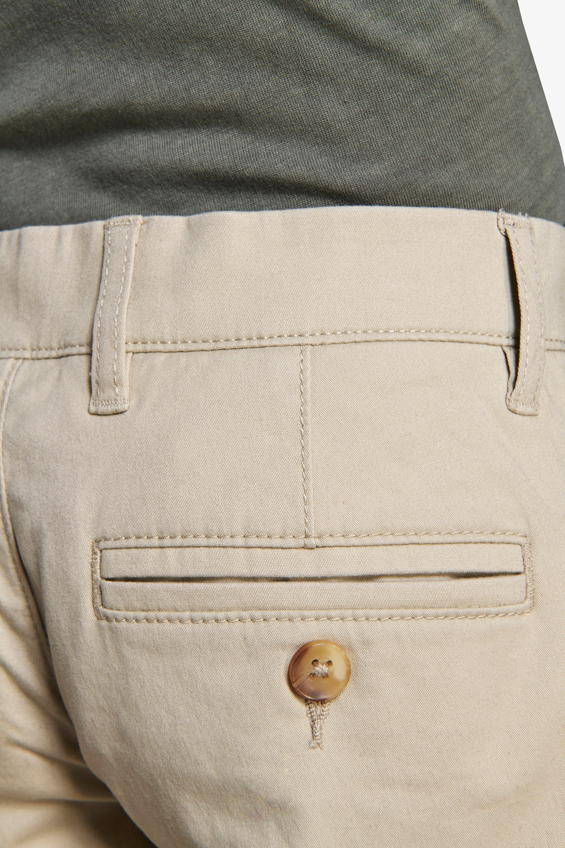 Bermuda chino basic in cotone cream Kids-Dan John