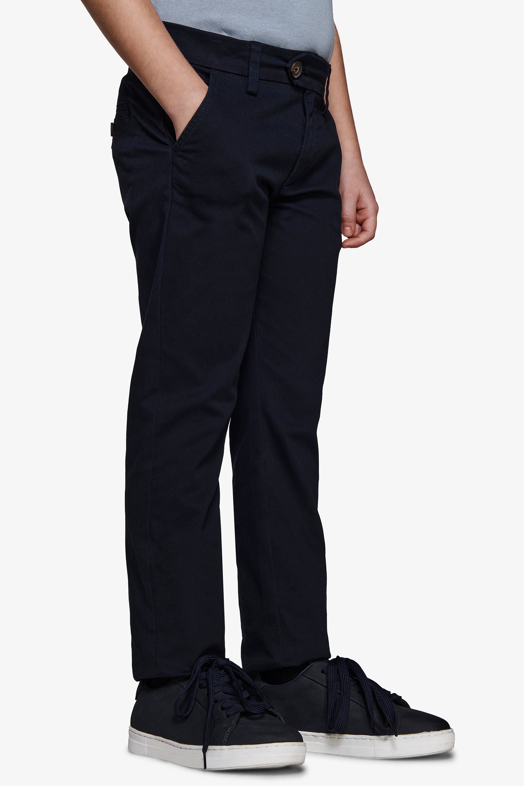 Pantalón tipo chino azul Kids