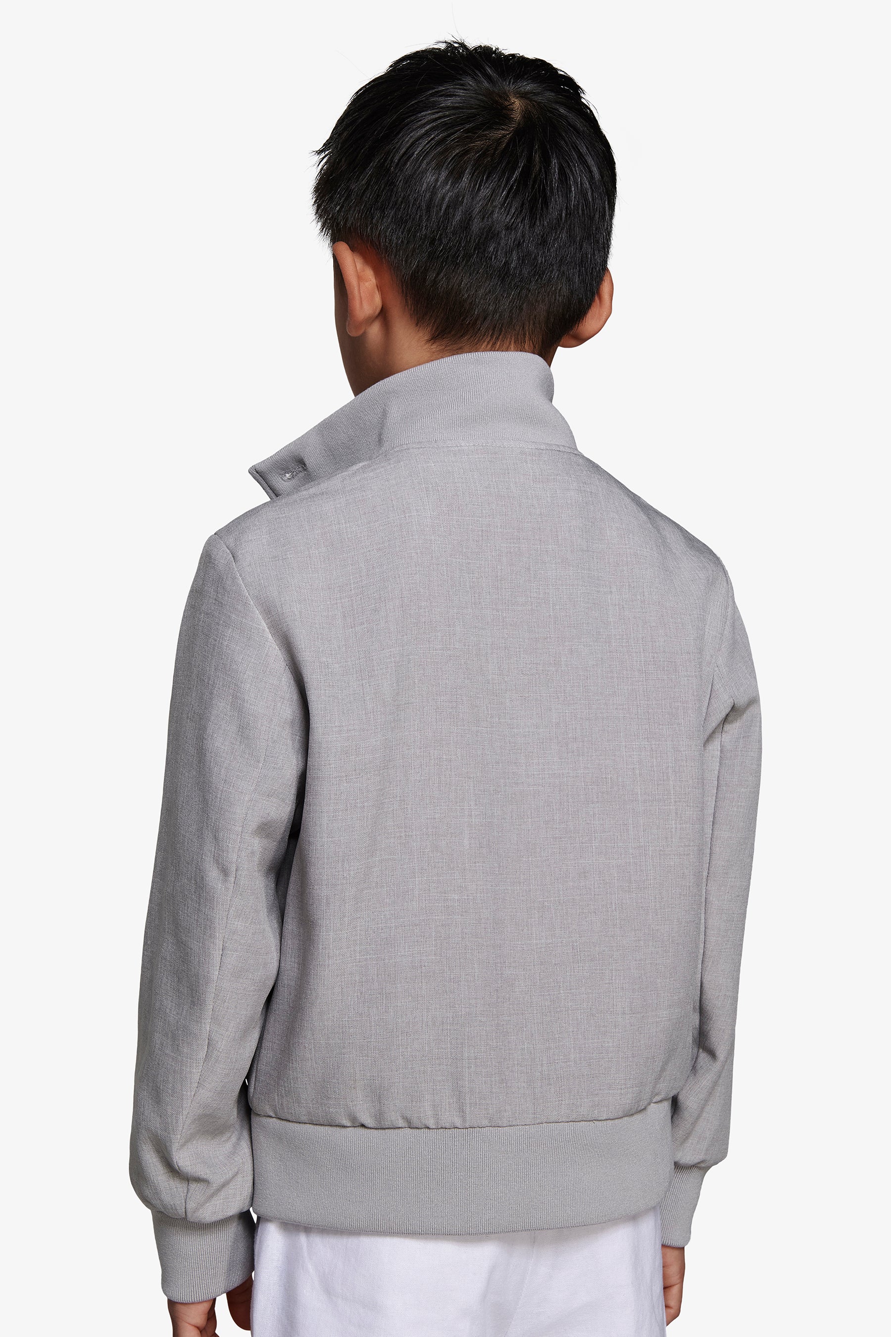 Bomber tela stretch grigio Kids-Dan John