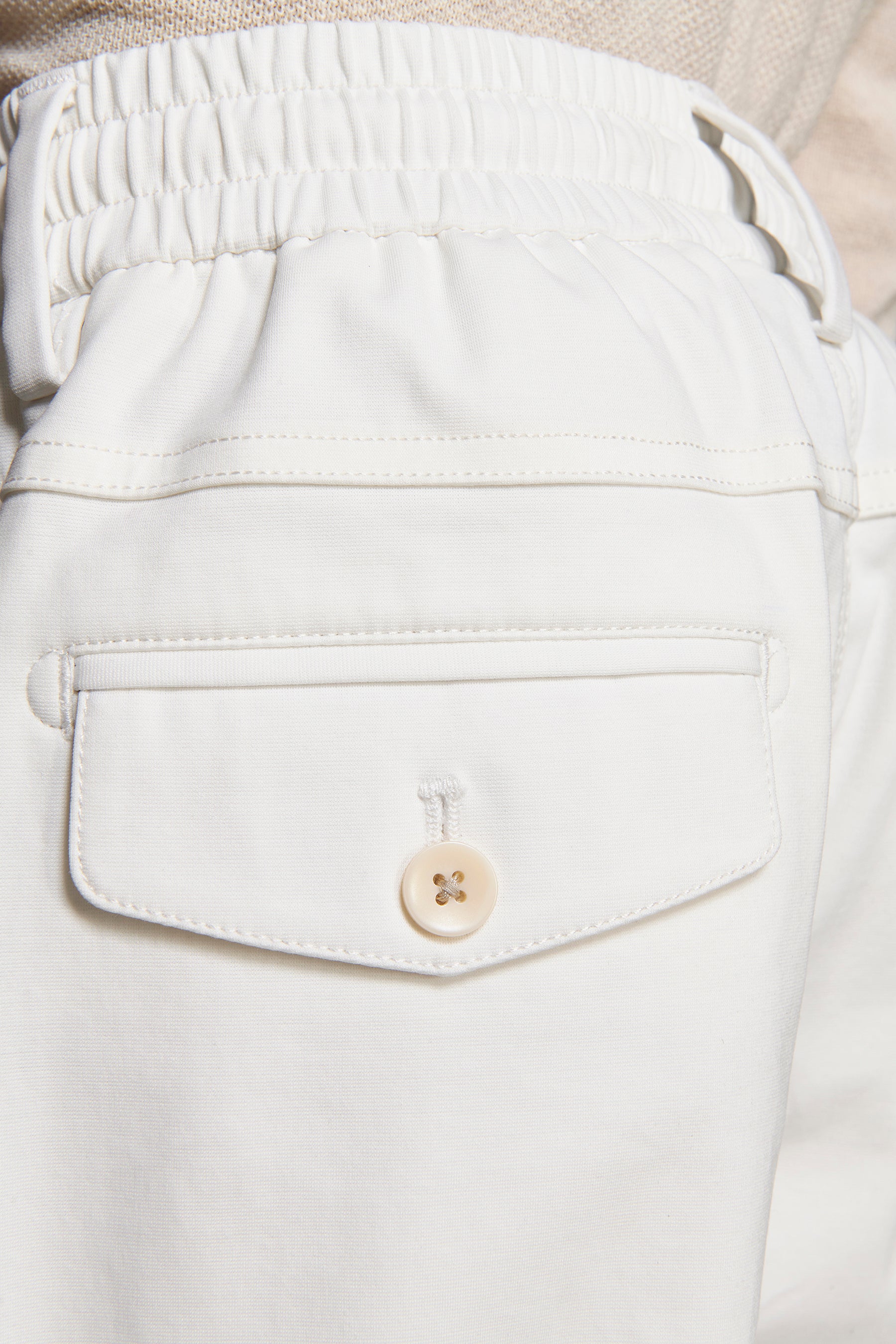 Pantalon crème en jersey Kids