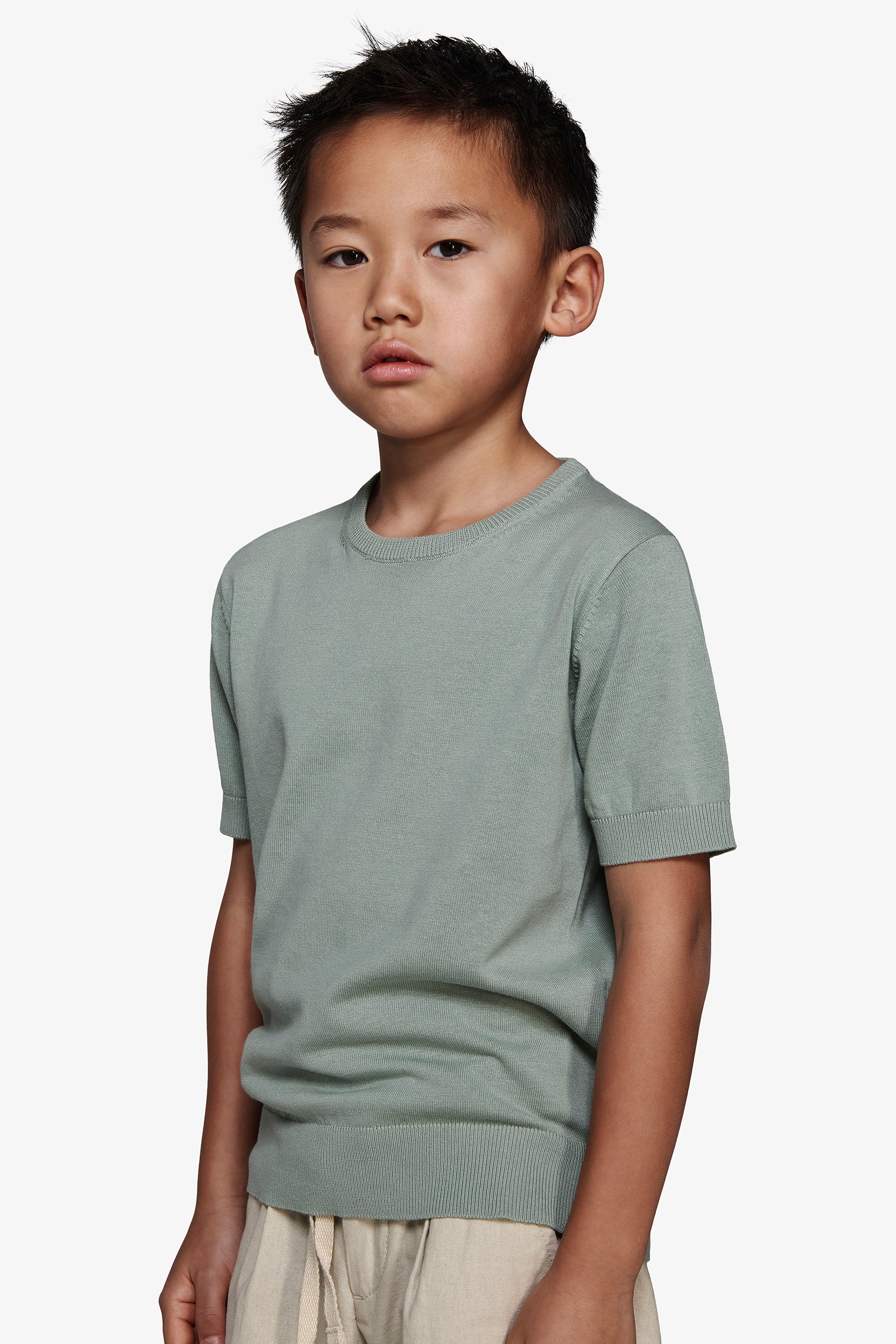 T-shirt in maglia verde Kids