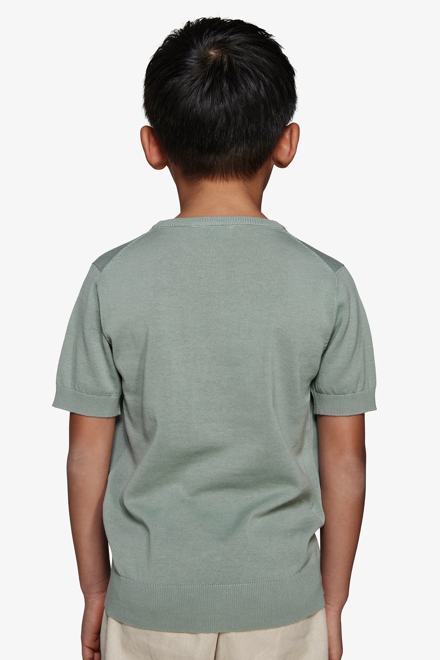 T-shirt vert en maille kids