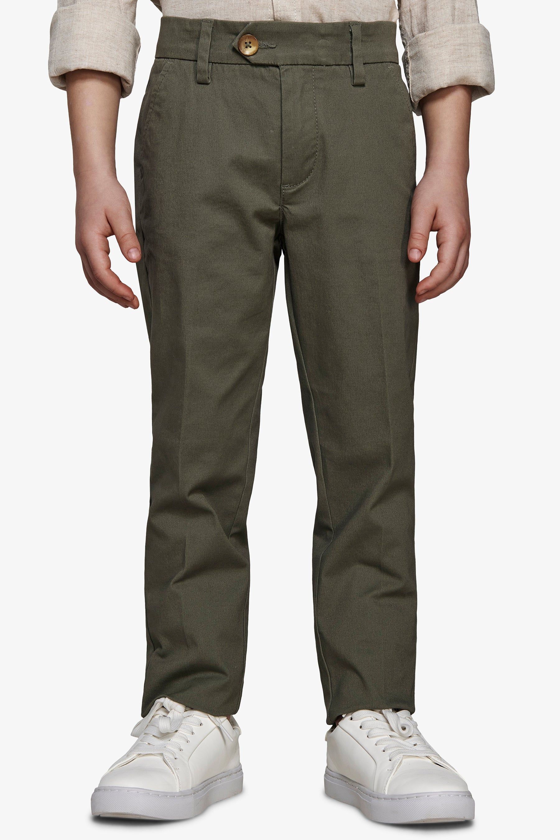 Pantaloni chino verde Kids