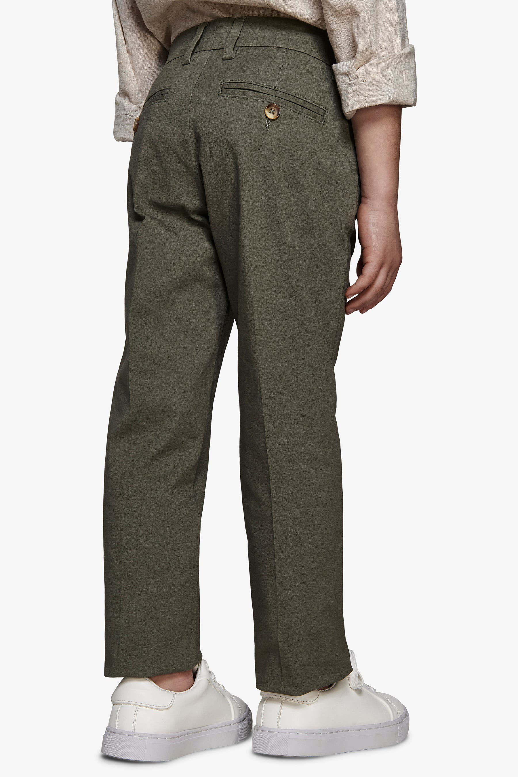 Pantaloni chino verde Kids-Dan John