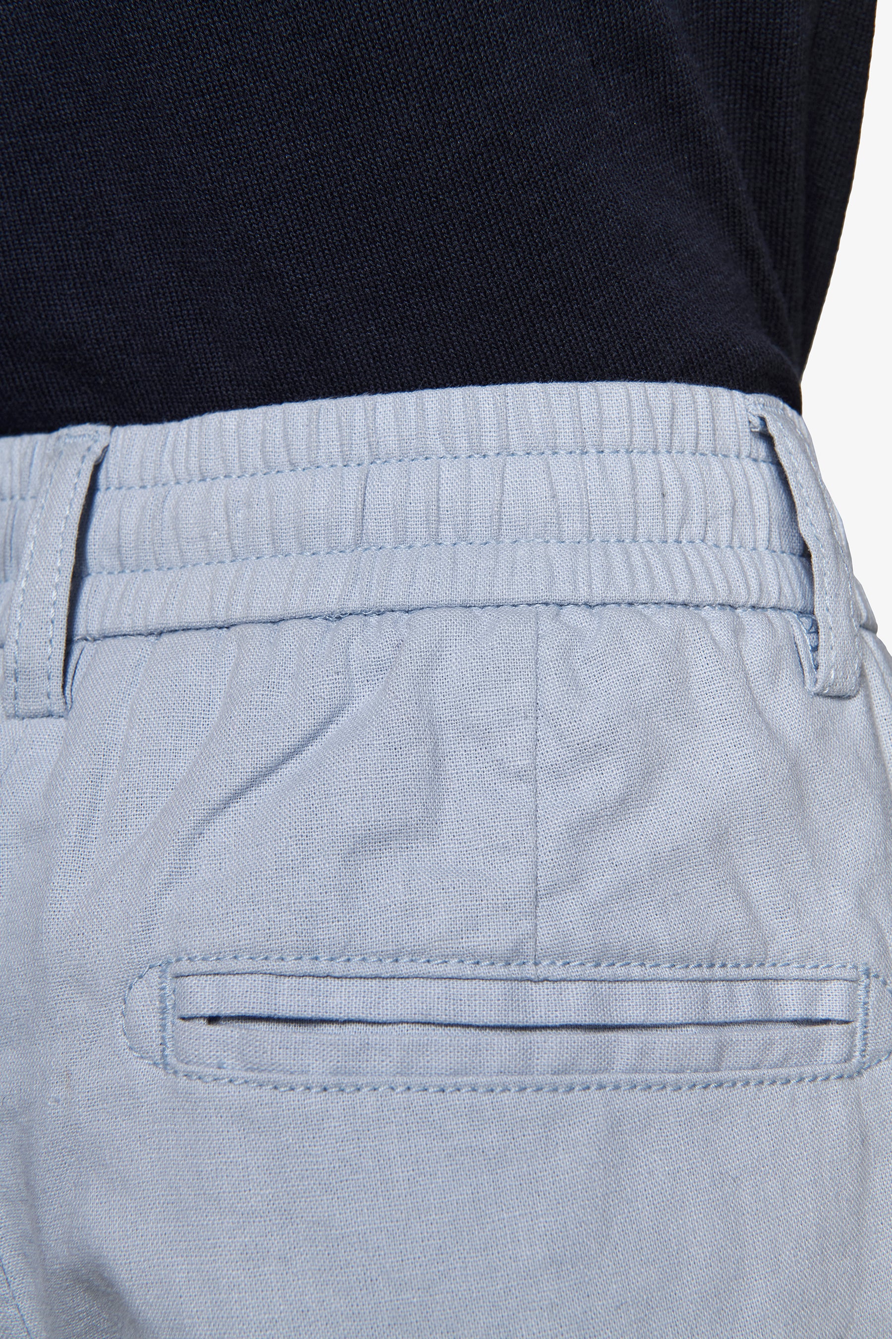 Pantalaccio misto lino celeste Kids-Dan John