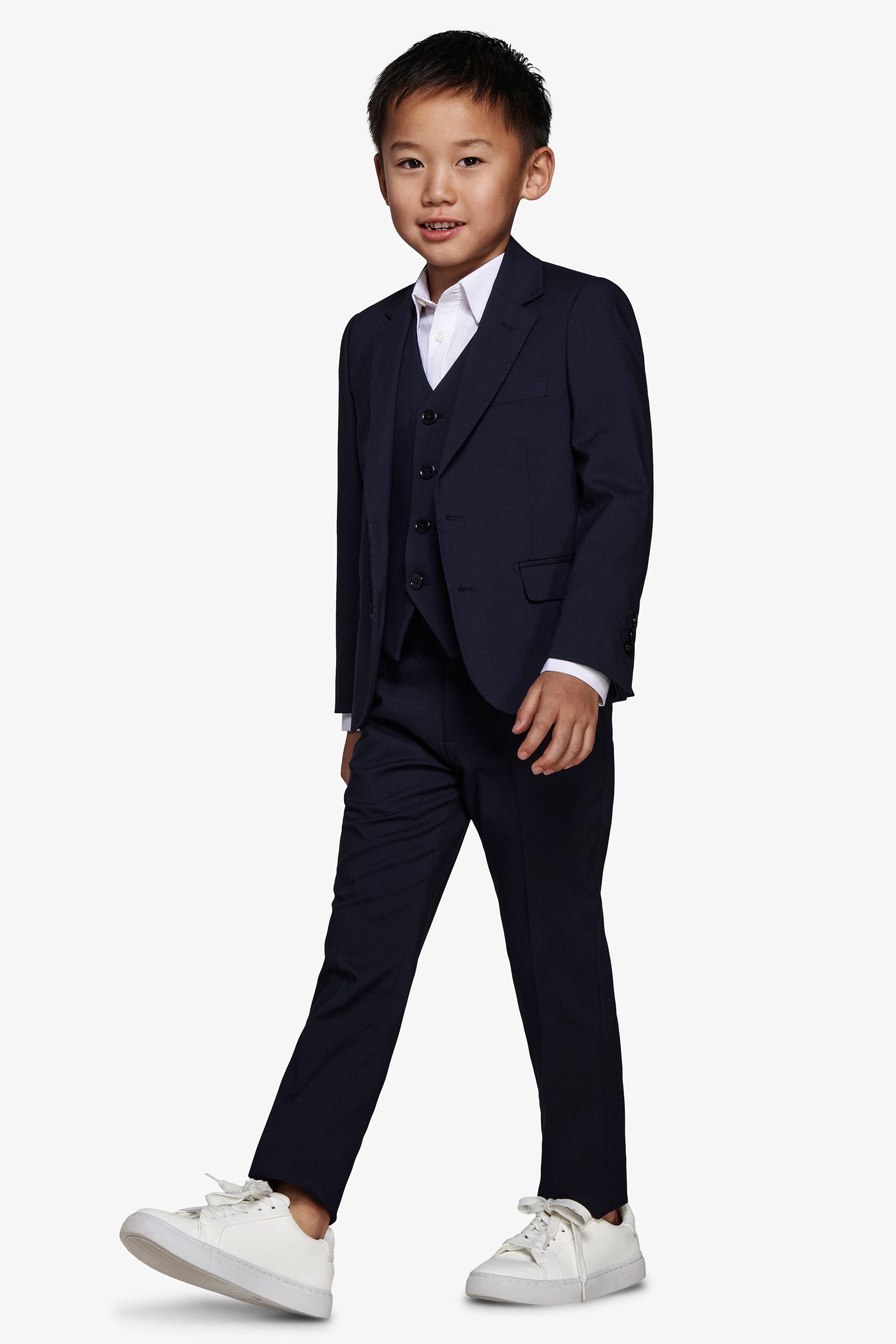 Giacca classica blu Kids-Dan John