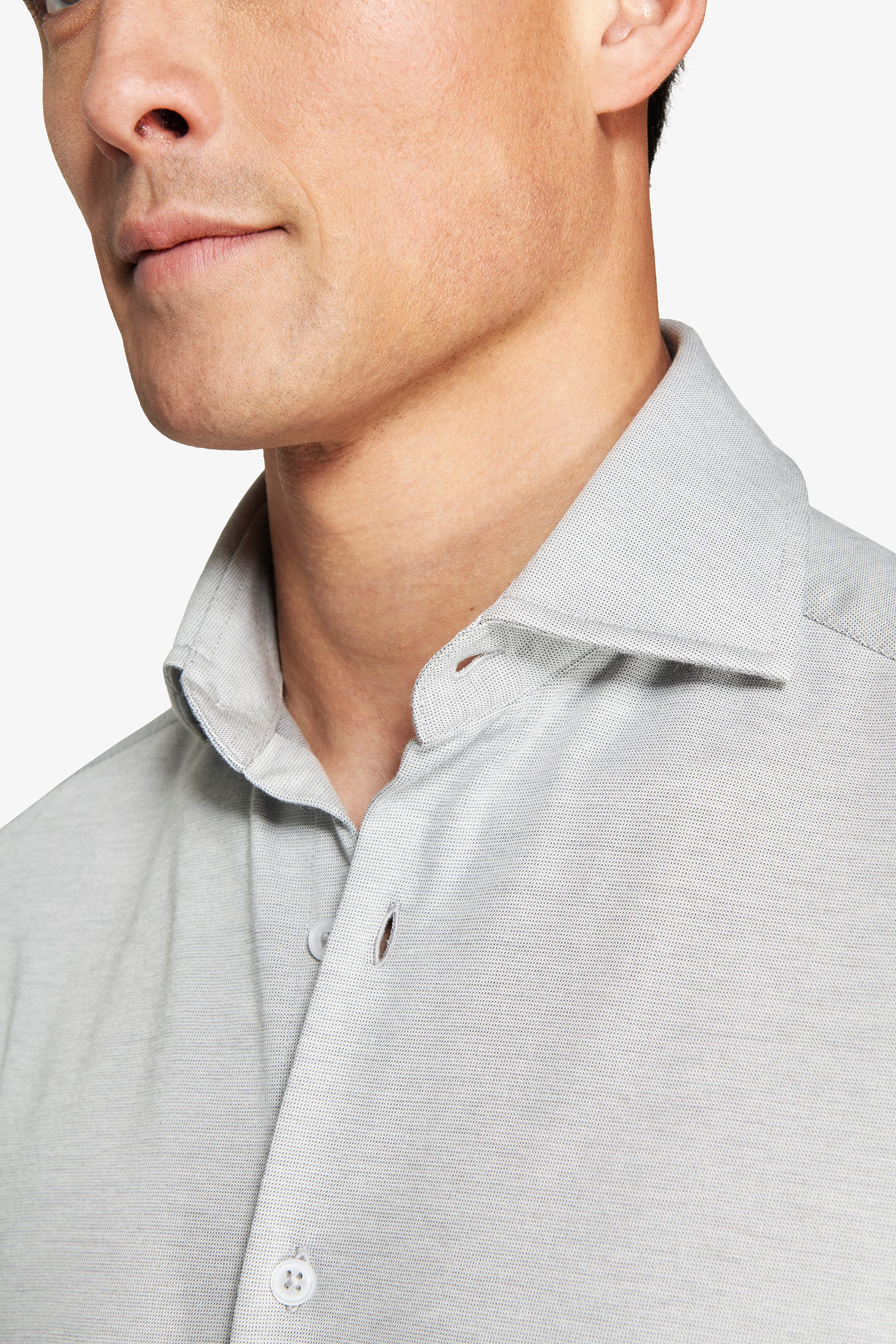Camicia piquet grigia-Dan John