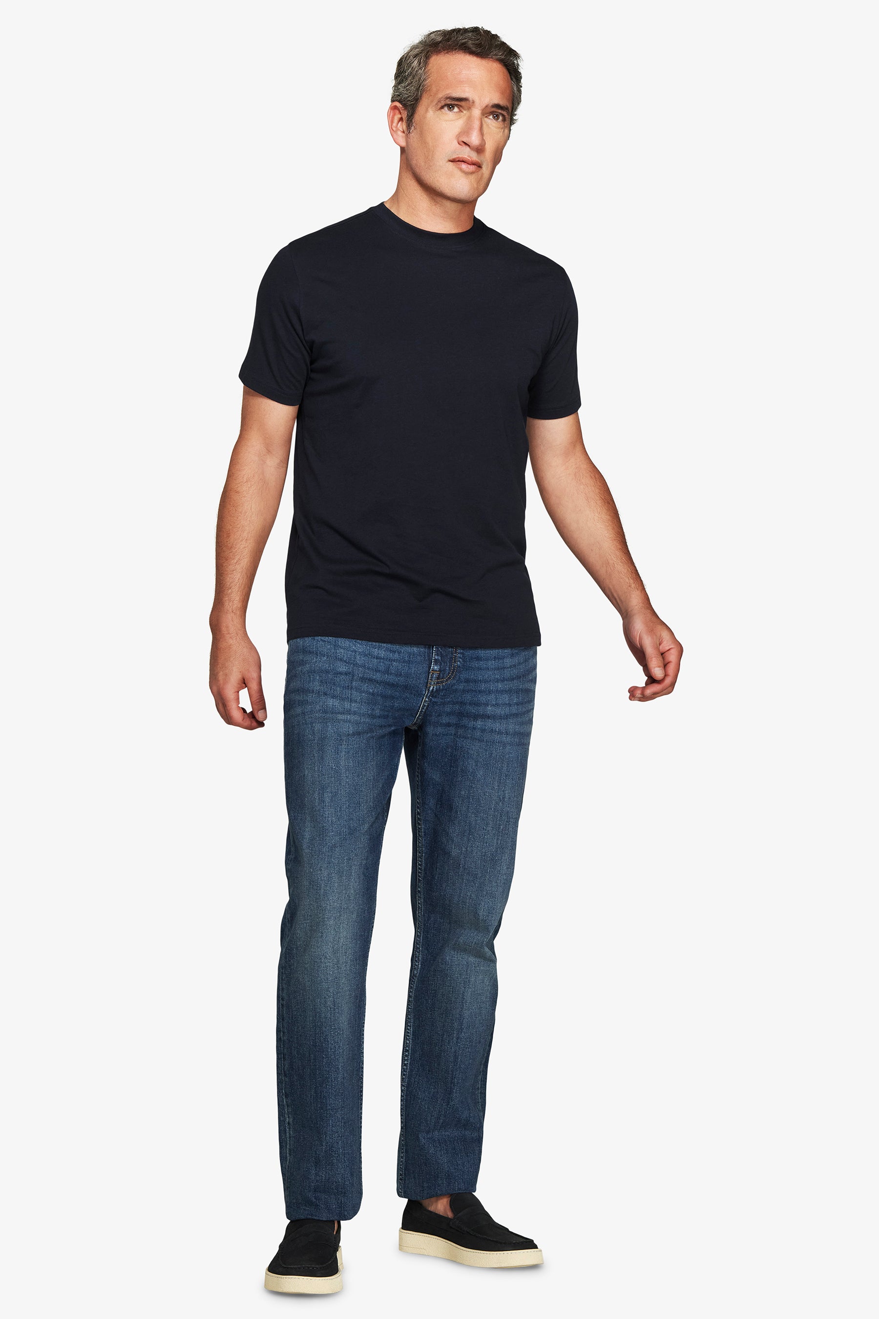 T-shirt armaturata blu-Dan John