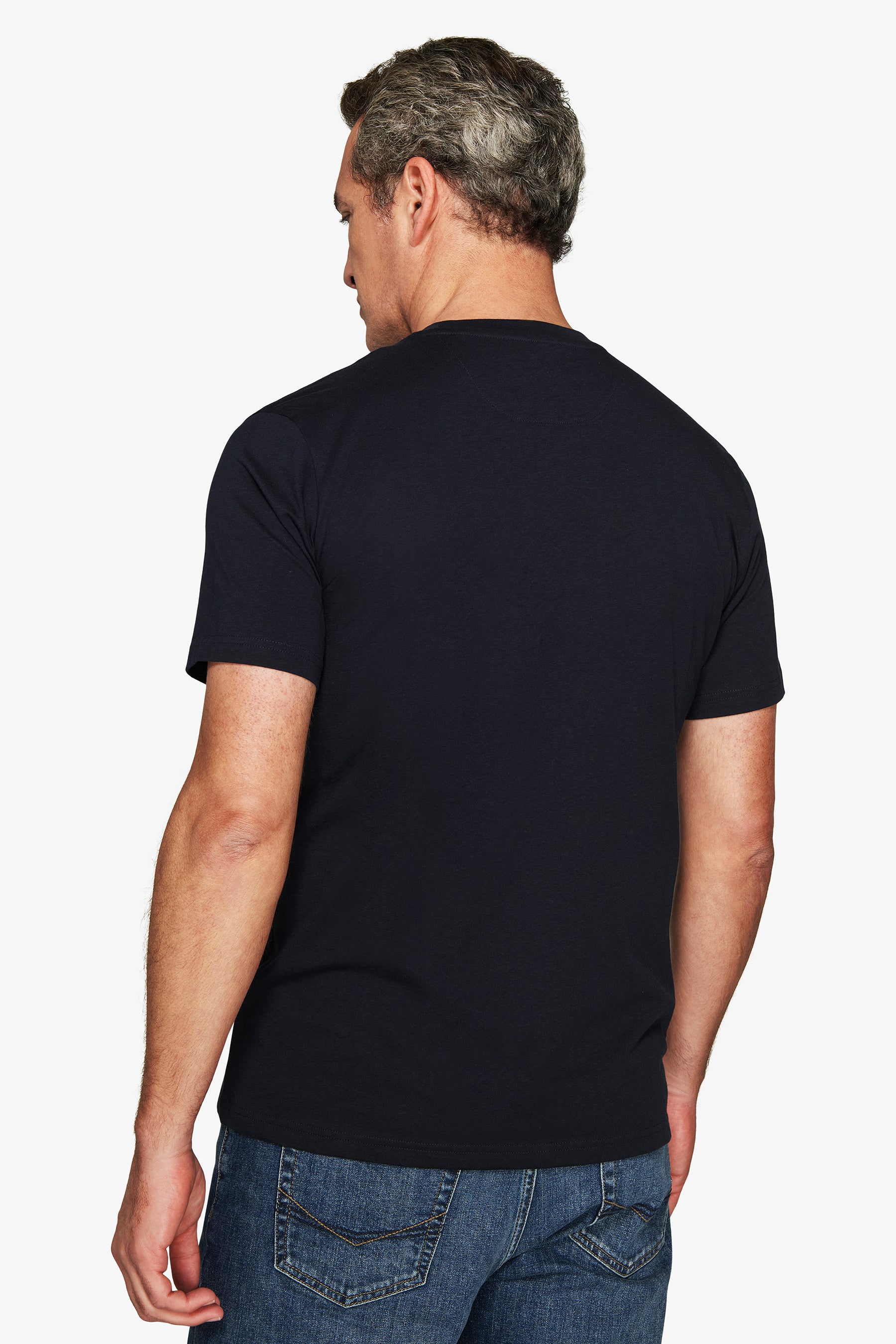 T-shirt armaturata blu-Dan John