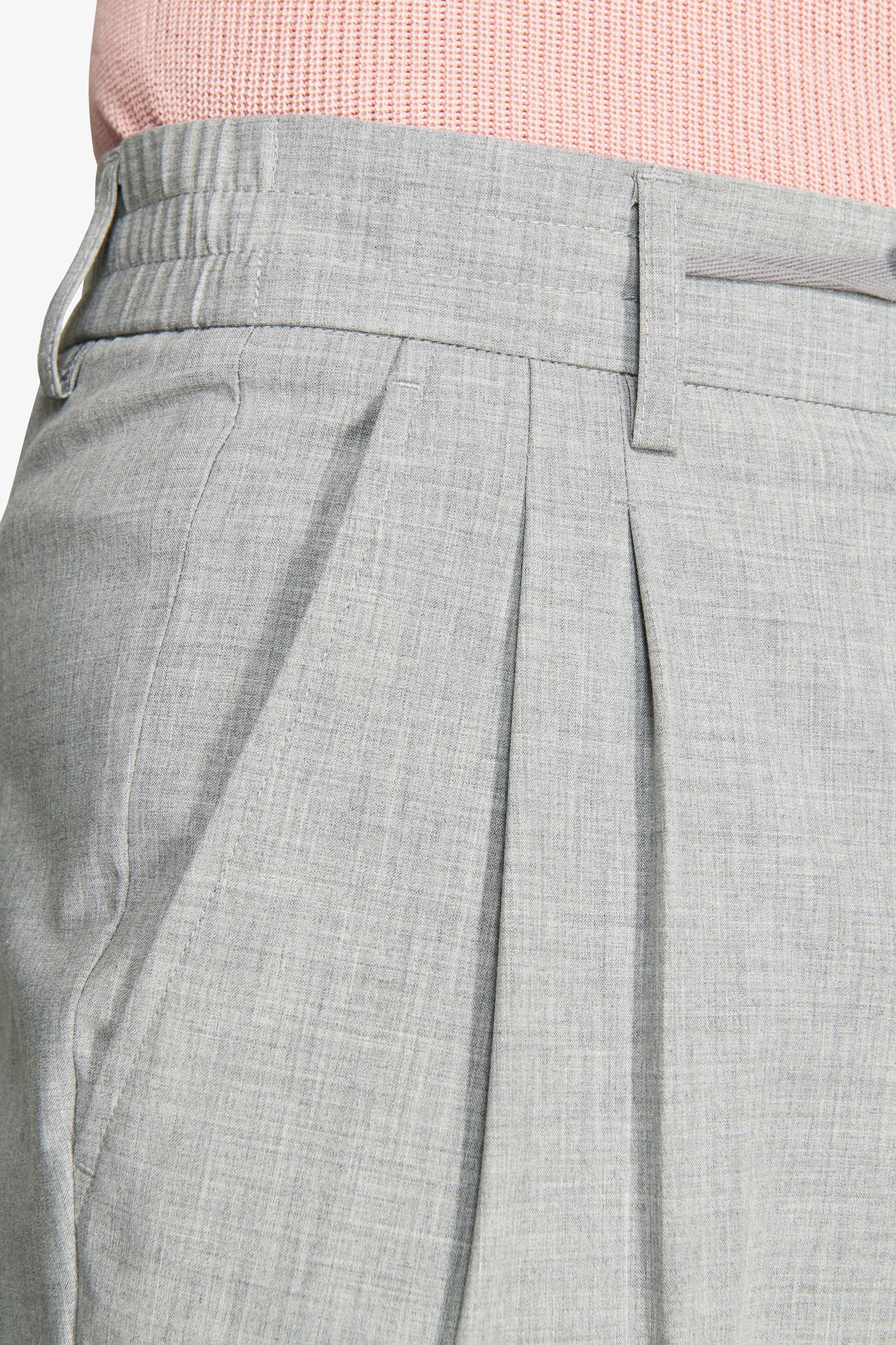 Pantalaccio tela melange grigio