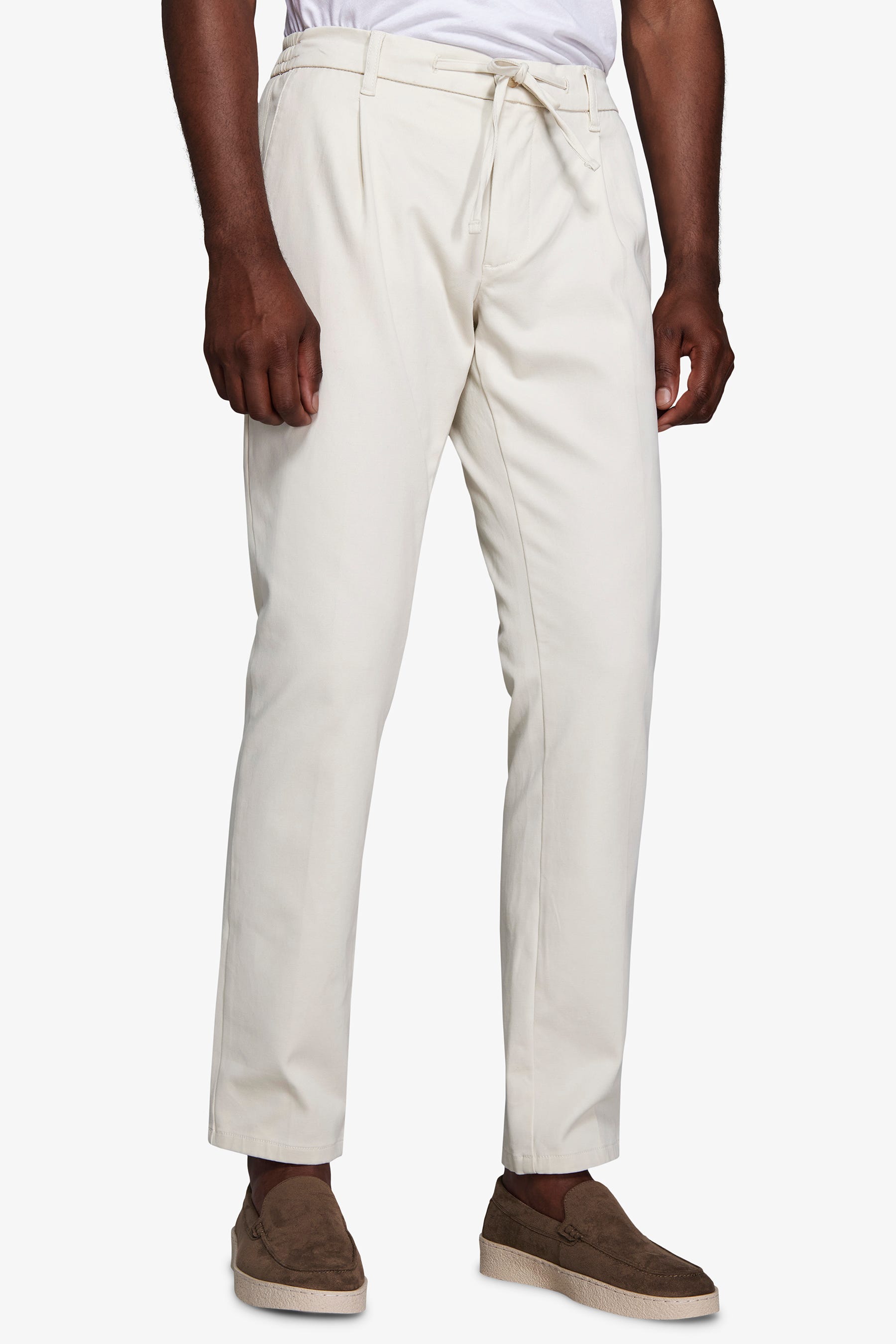 Pantalaccio jersey stretch panna-Dan John