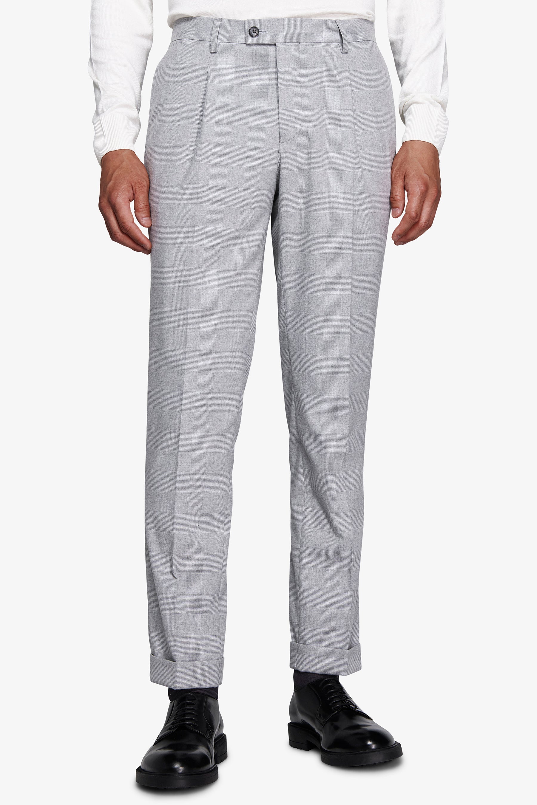 Pantaloni galles grigio chiaro