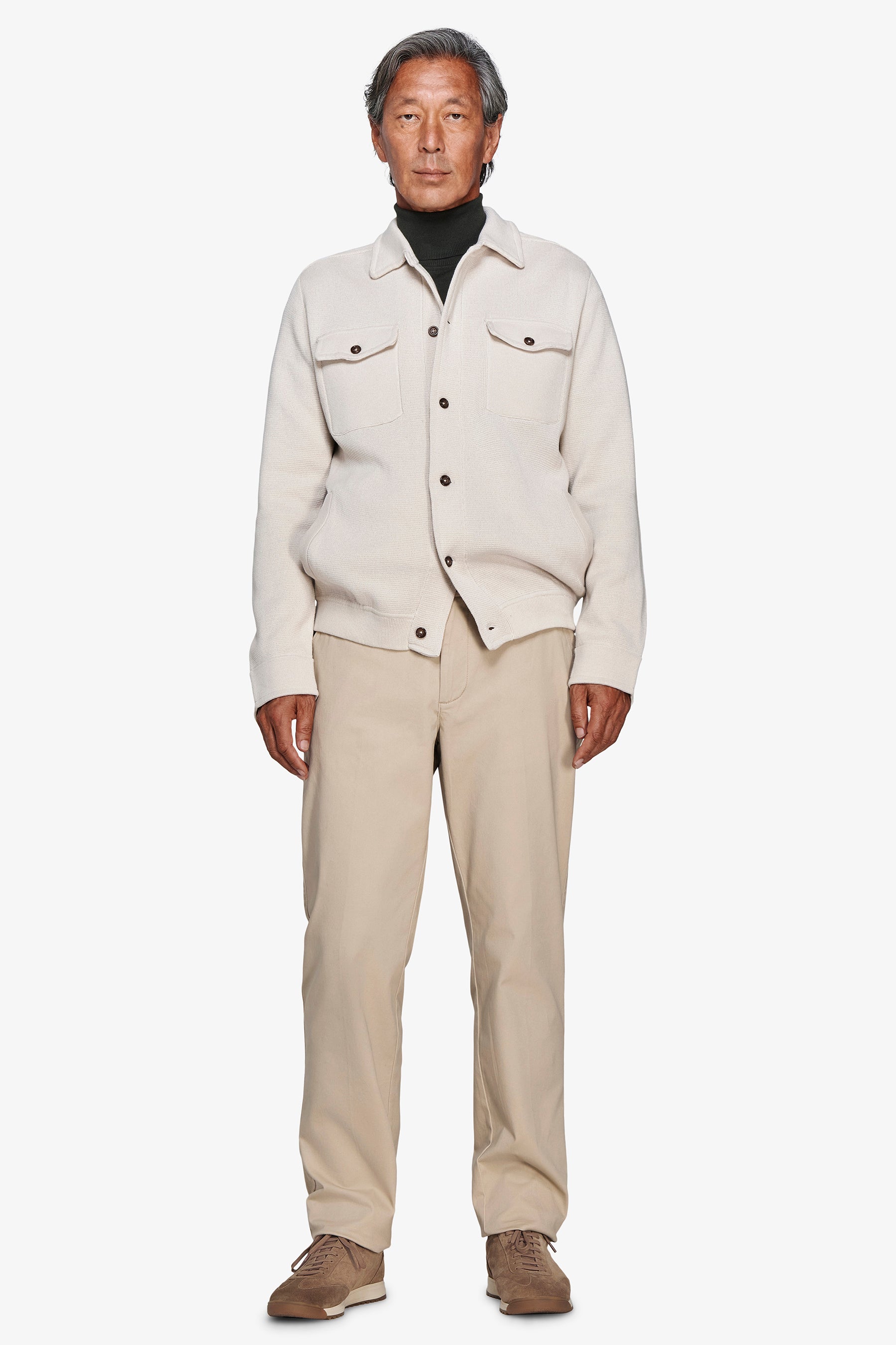 Blazer in maglia mastice