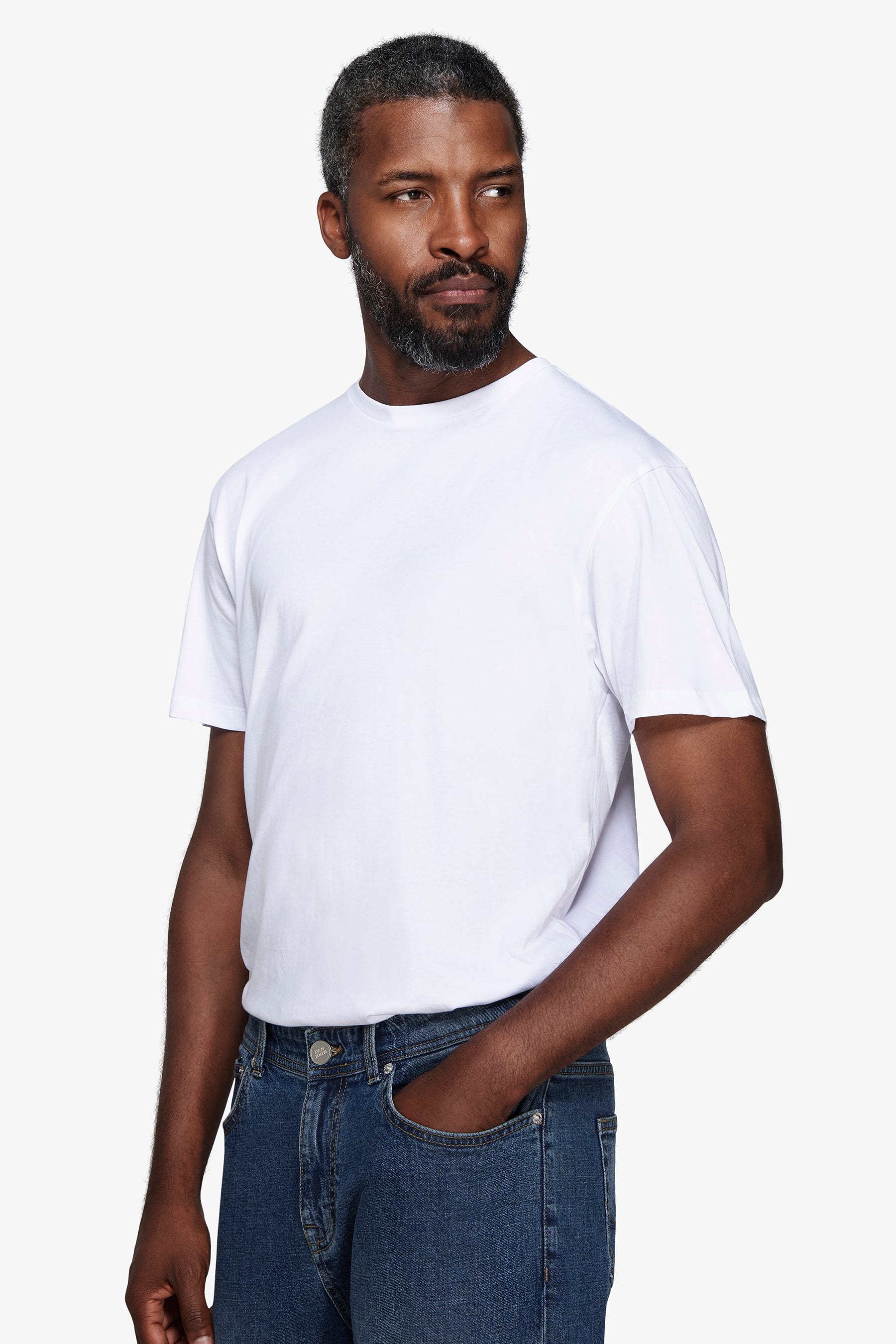 T-shirt basic in cotone bianca