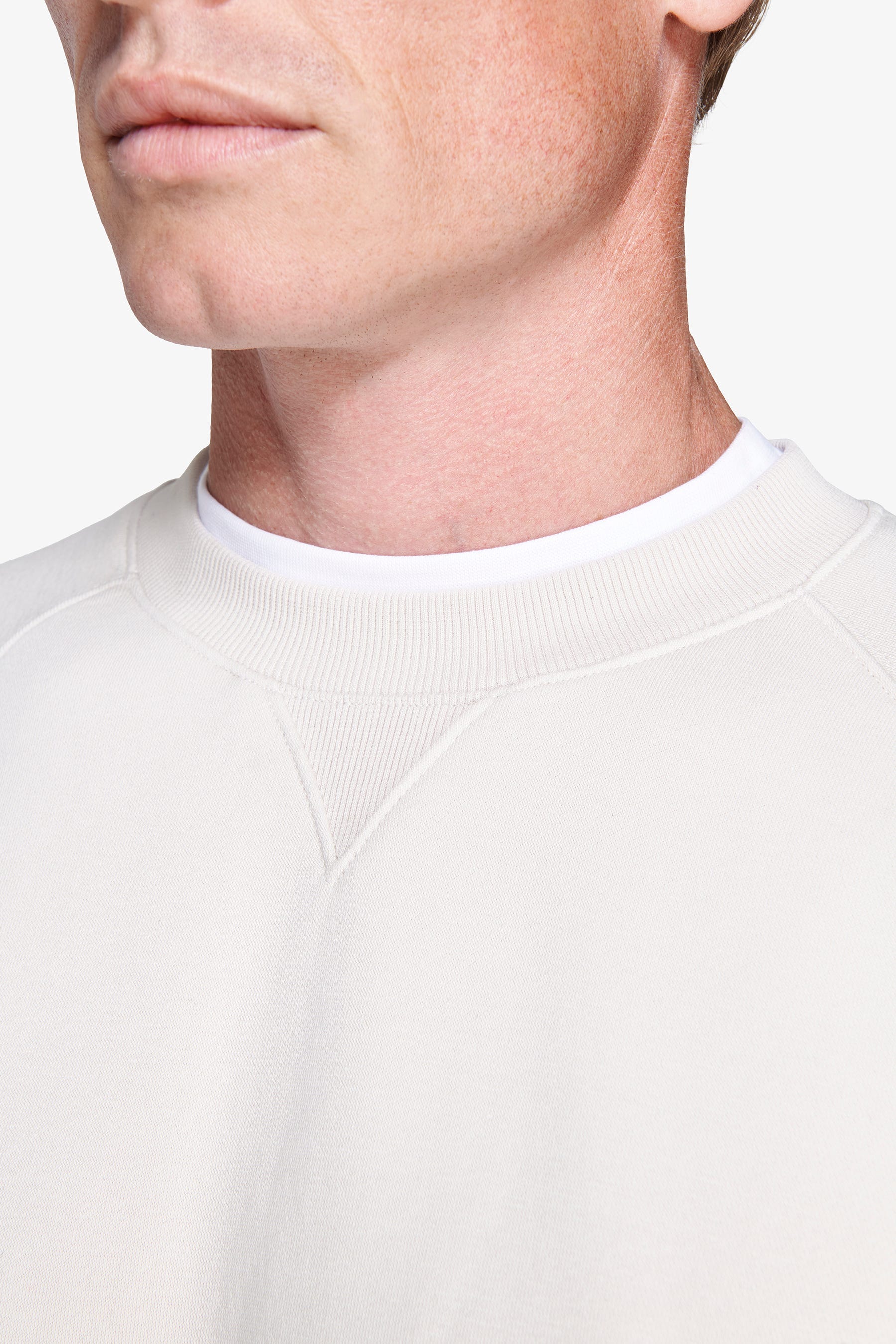 Felpa manica raglan mastice
