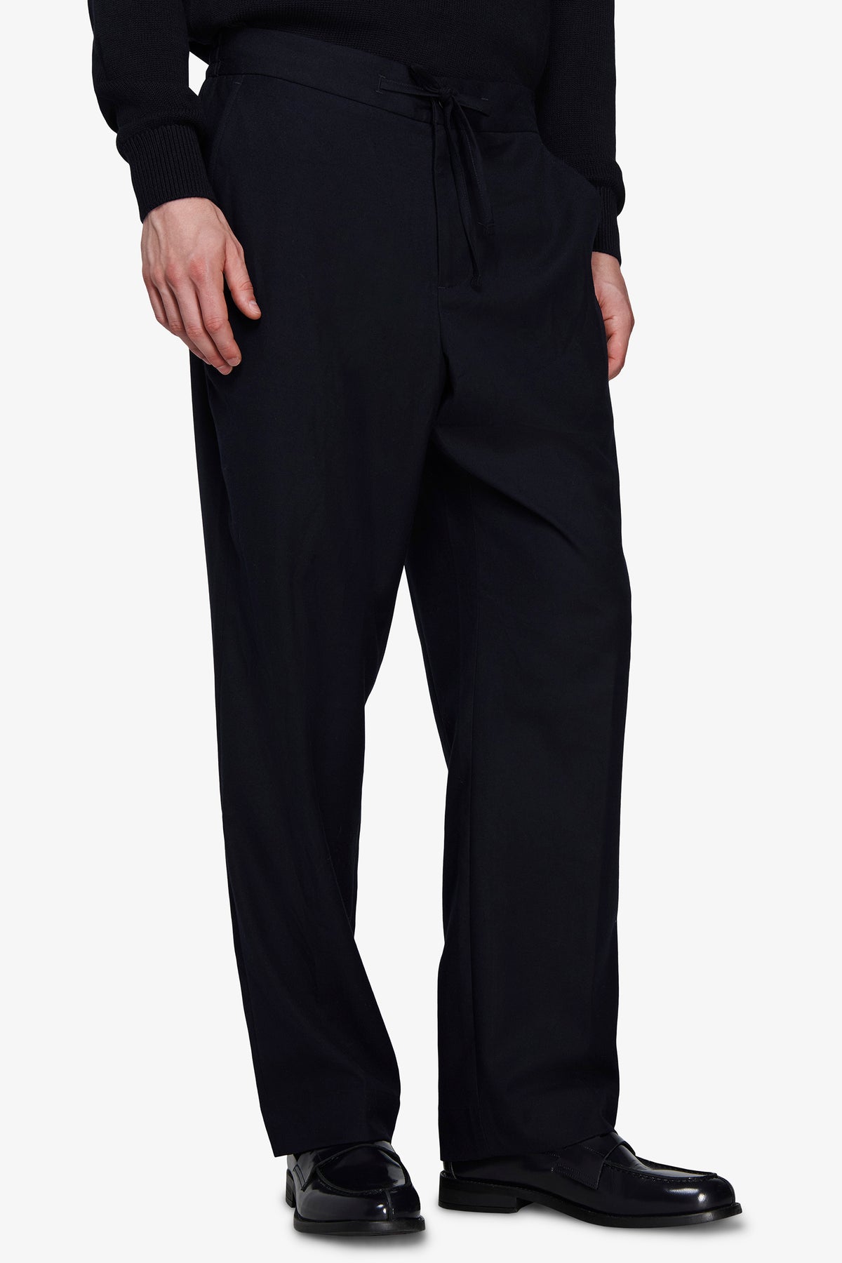 Pantaloni con coulisse blu "Volume"