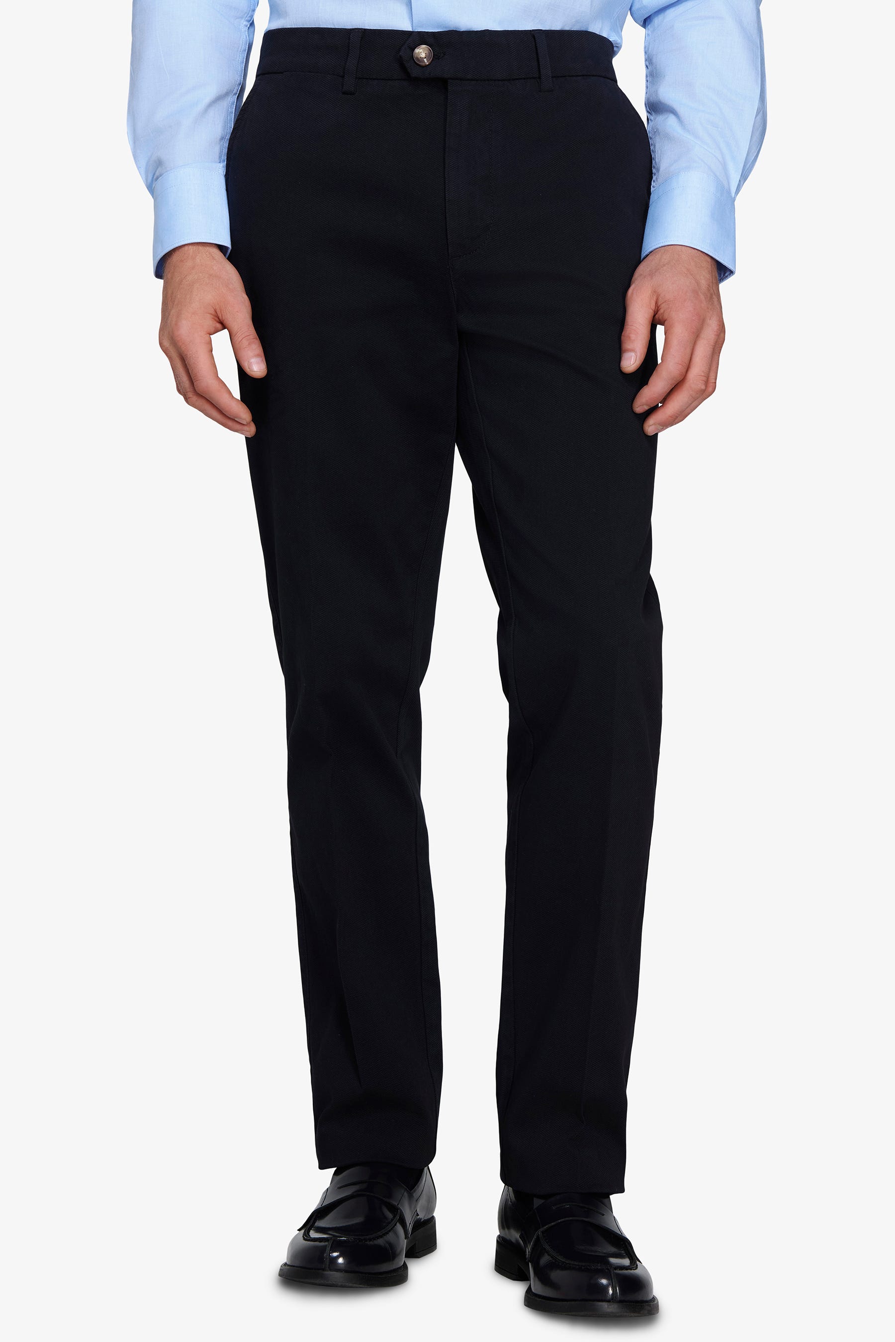 Pantaloni chino armaturato blu