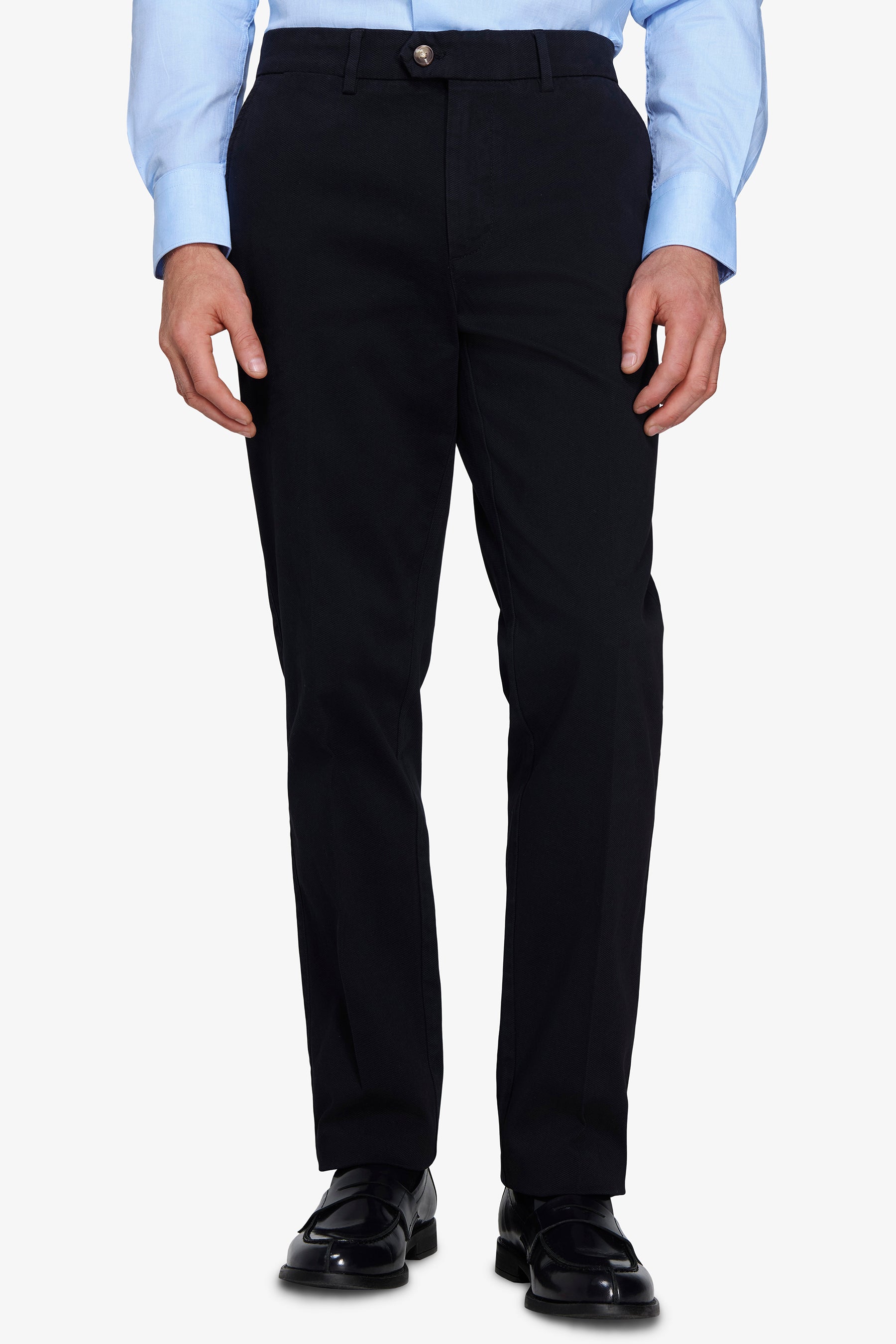 Pantaloni chino armaturato blu