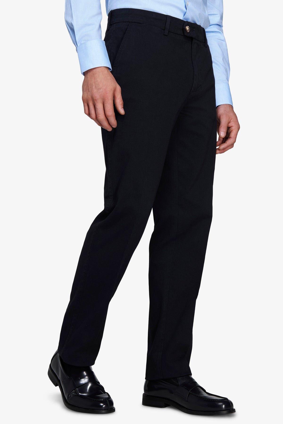 Pantaloni chino armaturato blu