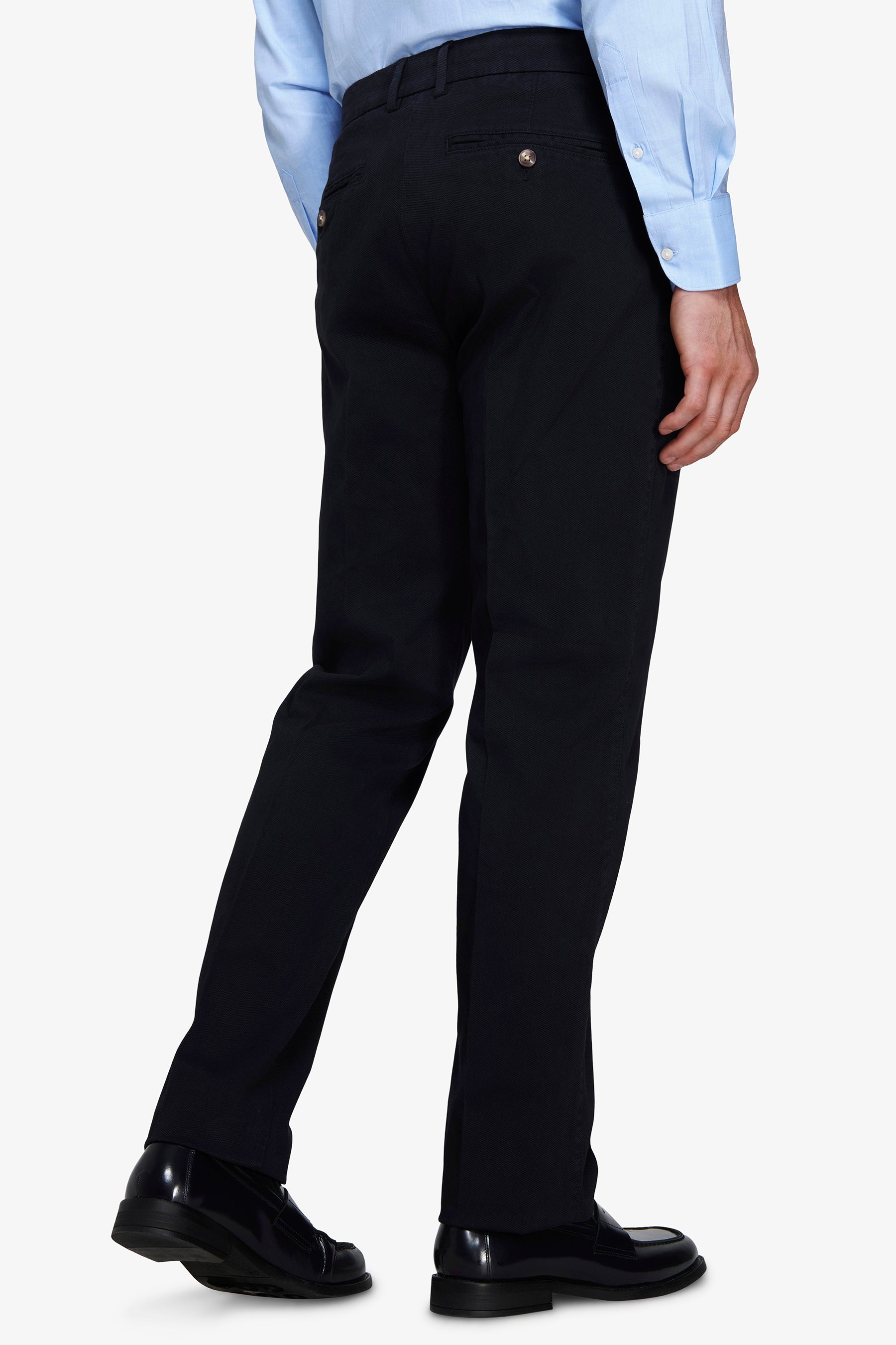 Pantaloni chino armaturato blu