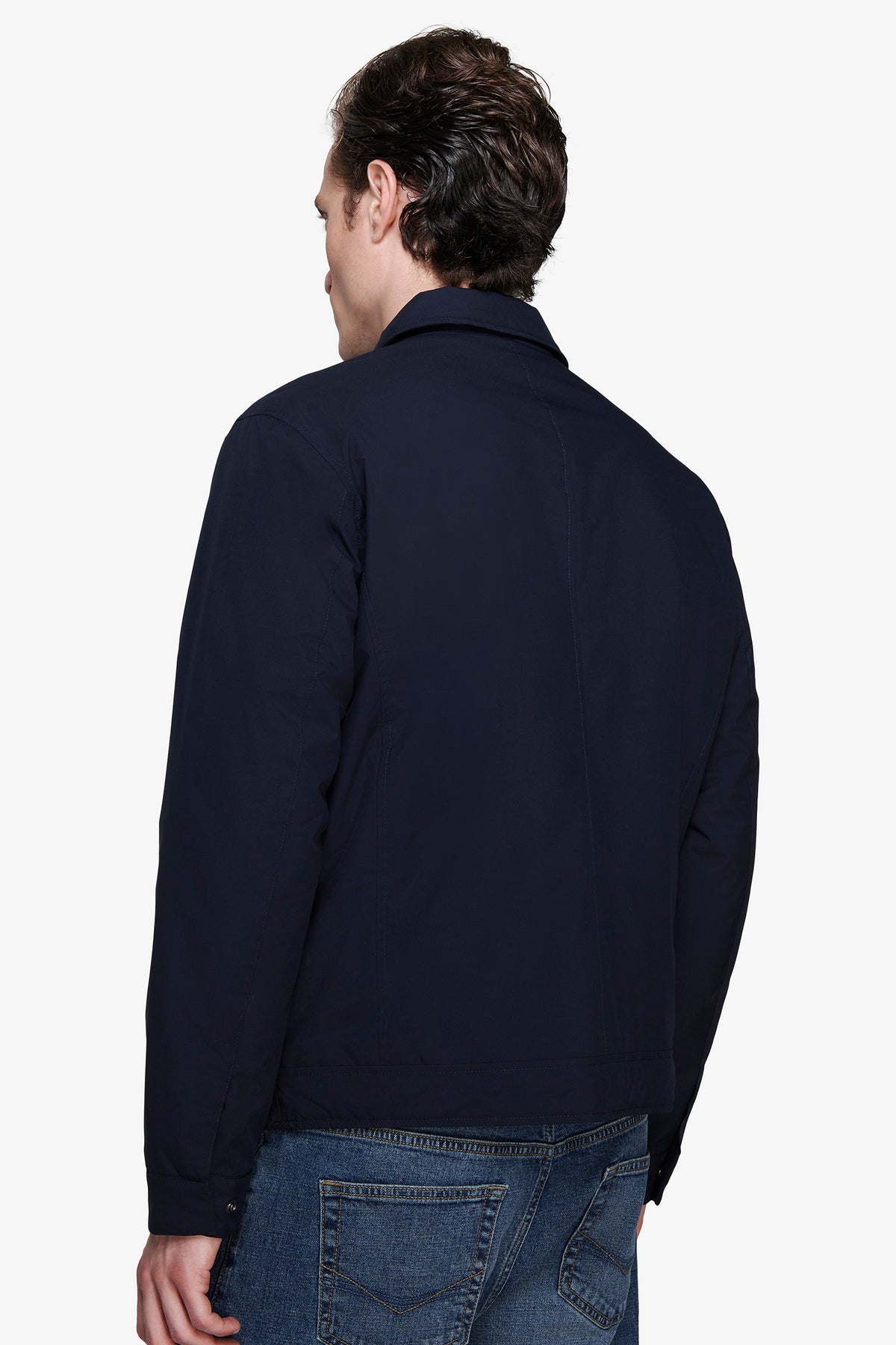 Blouson court technique vert