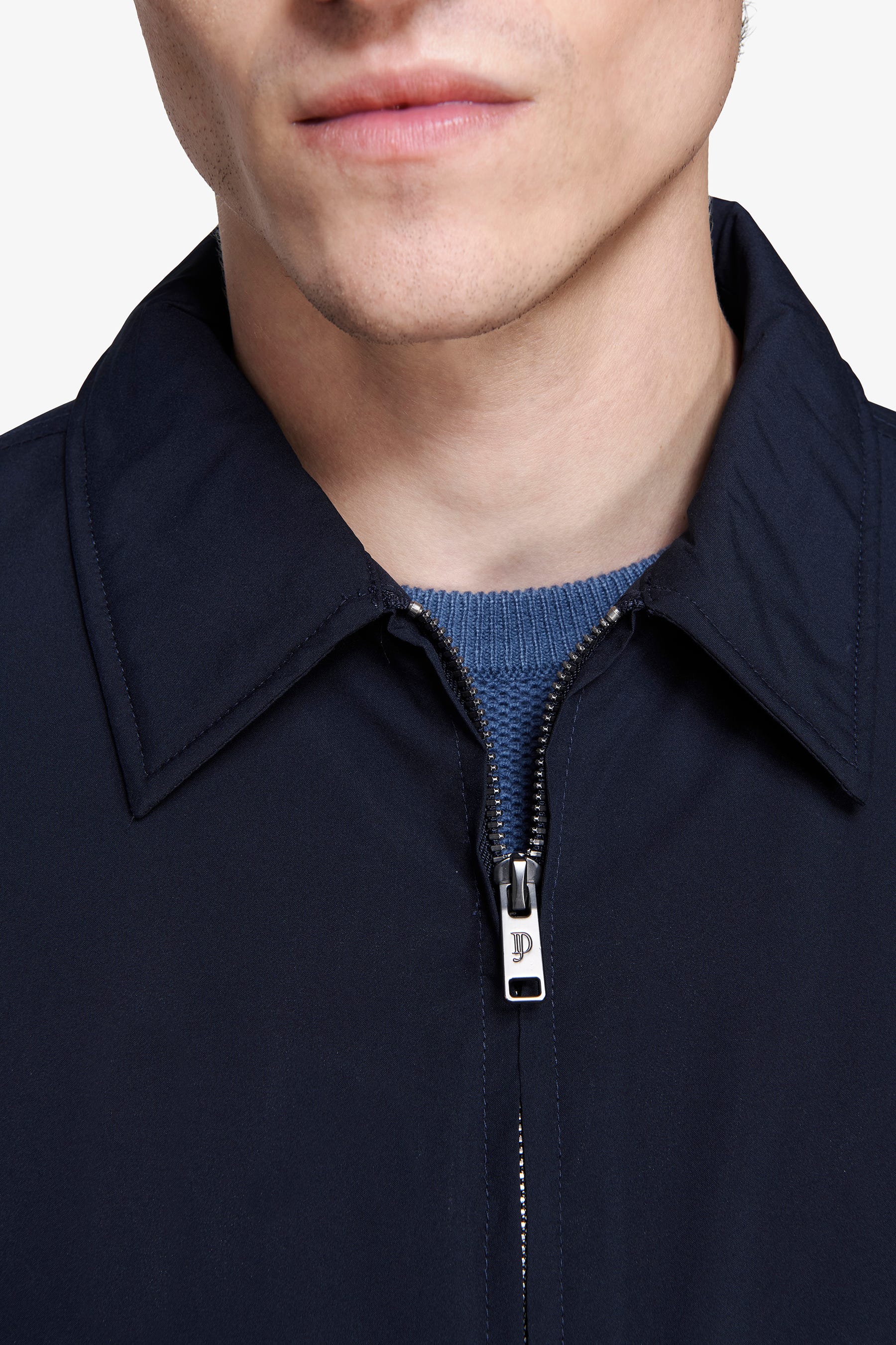 Blouson court technique vert